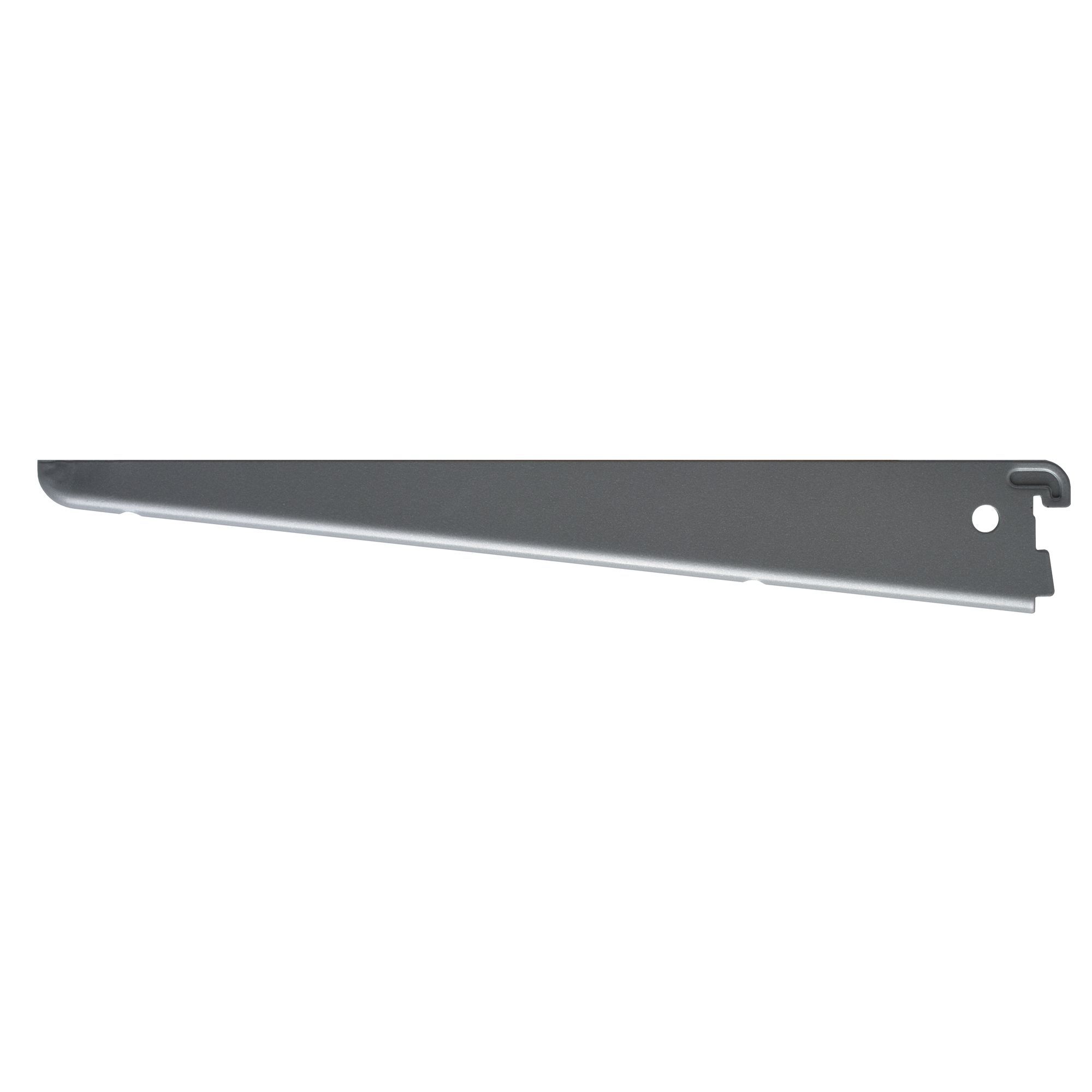 Form Twinslot Silver Matt Steel Shelf Bracket (D)320mm Price Comparisons | Compare The Build
