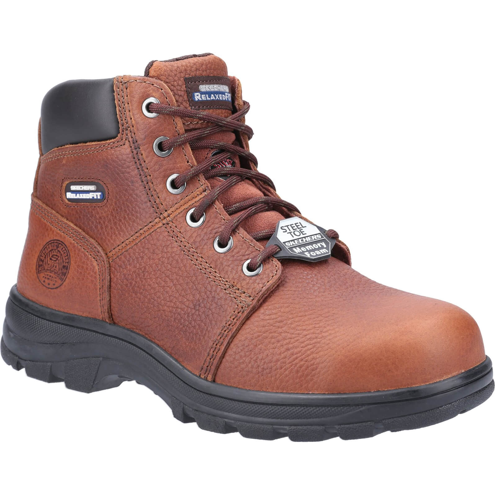 Skechers Work Workshire Safety Boot Brown Size 7 | Compare The Build