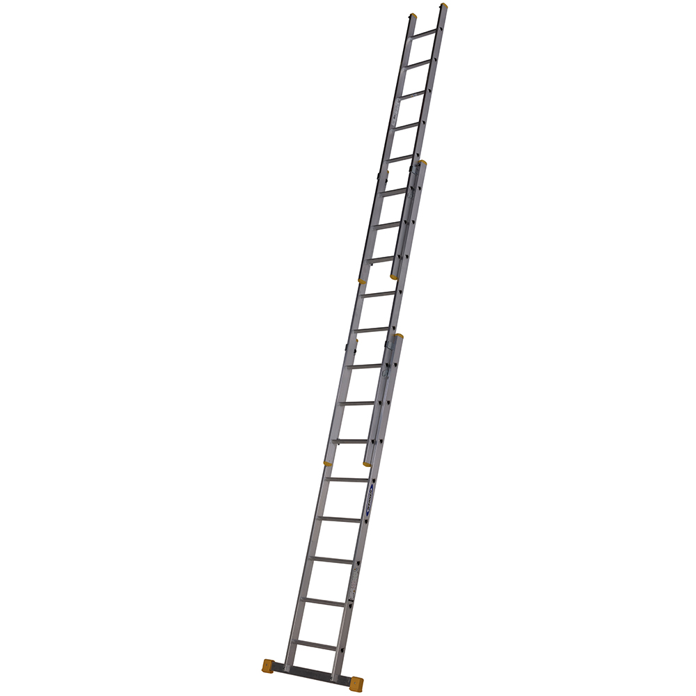 Werner 7232418 Box Section Triple Extension Ladder 2.4m Price Comparisons | Compare The Build