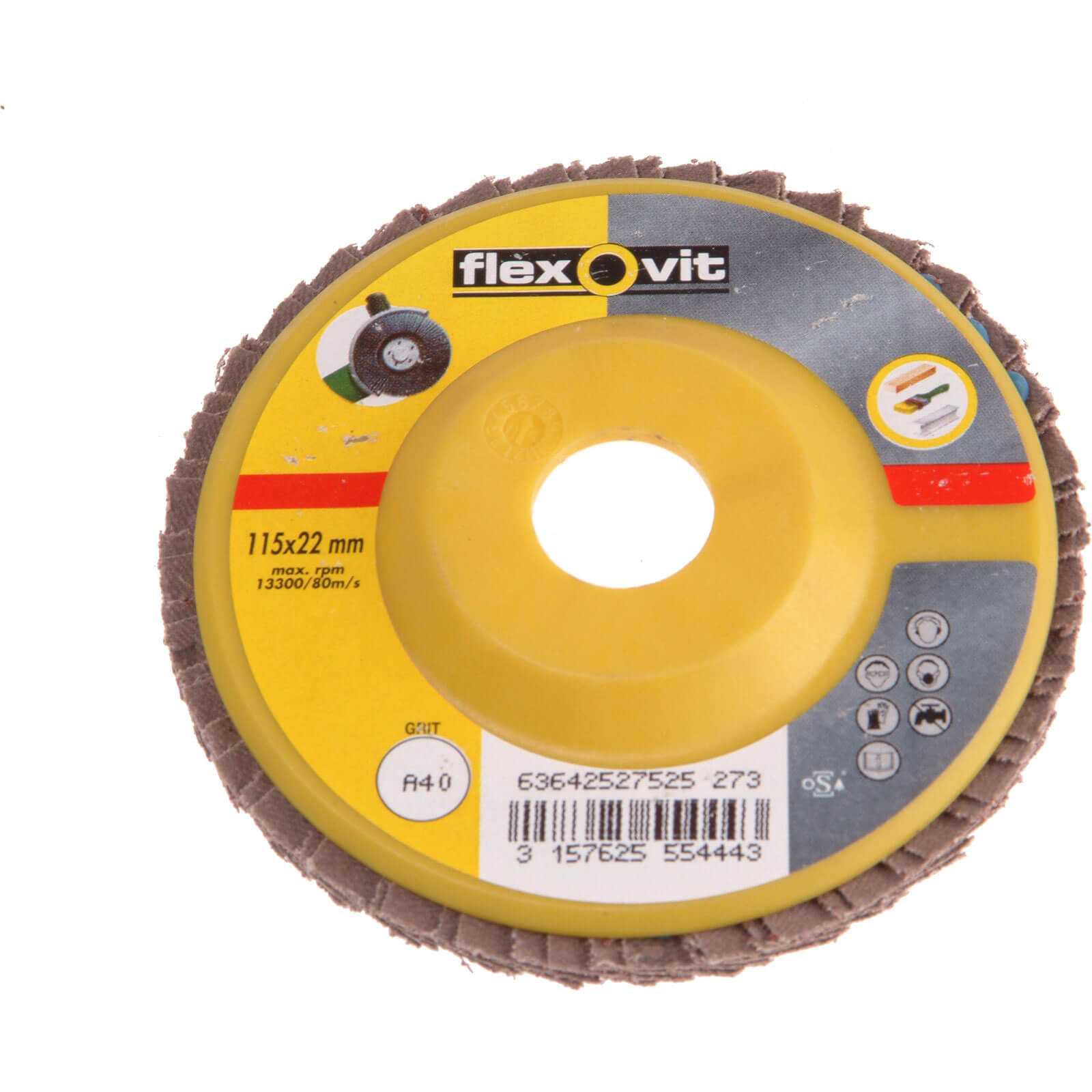 Flexovit Abrasive Flap Disc 115mm 40g Price Comparisons | Compare The Build