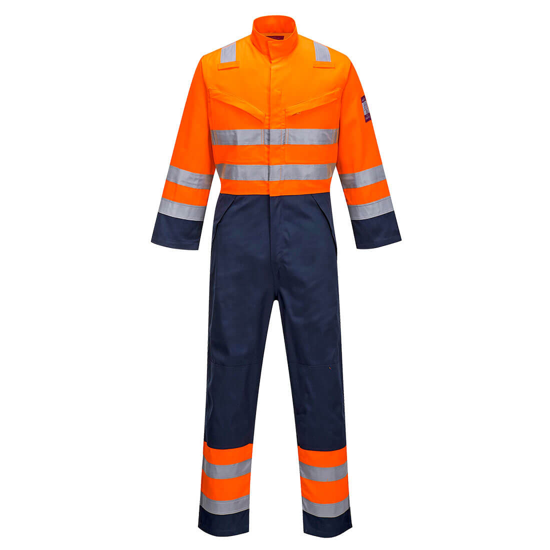 Portwest MV29 Modaflame Hvo Coverall Orange / Navy S 31" | Compare The Build