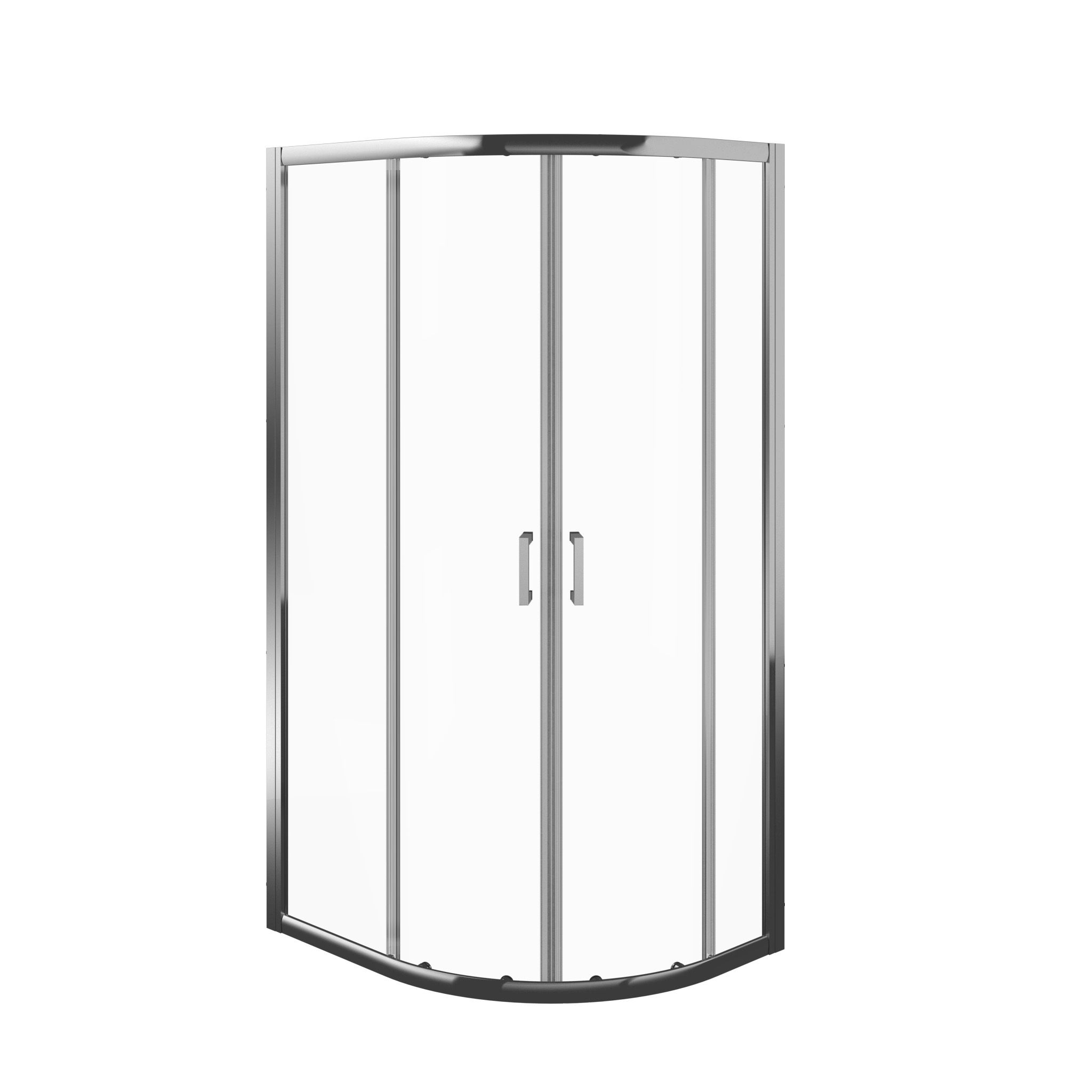 Edge 6 Right-Handed Offset Quadrant Shower Enclosure & Tray With Double Sliding Doors (W)1000mm (D)800mm Price Comparisons | Compare The Build