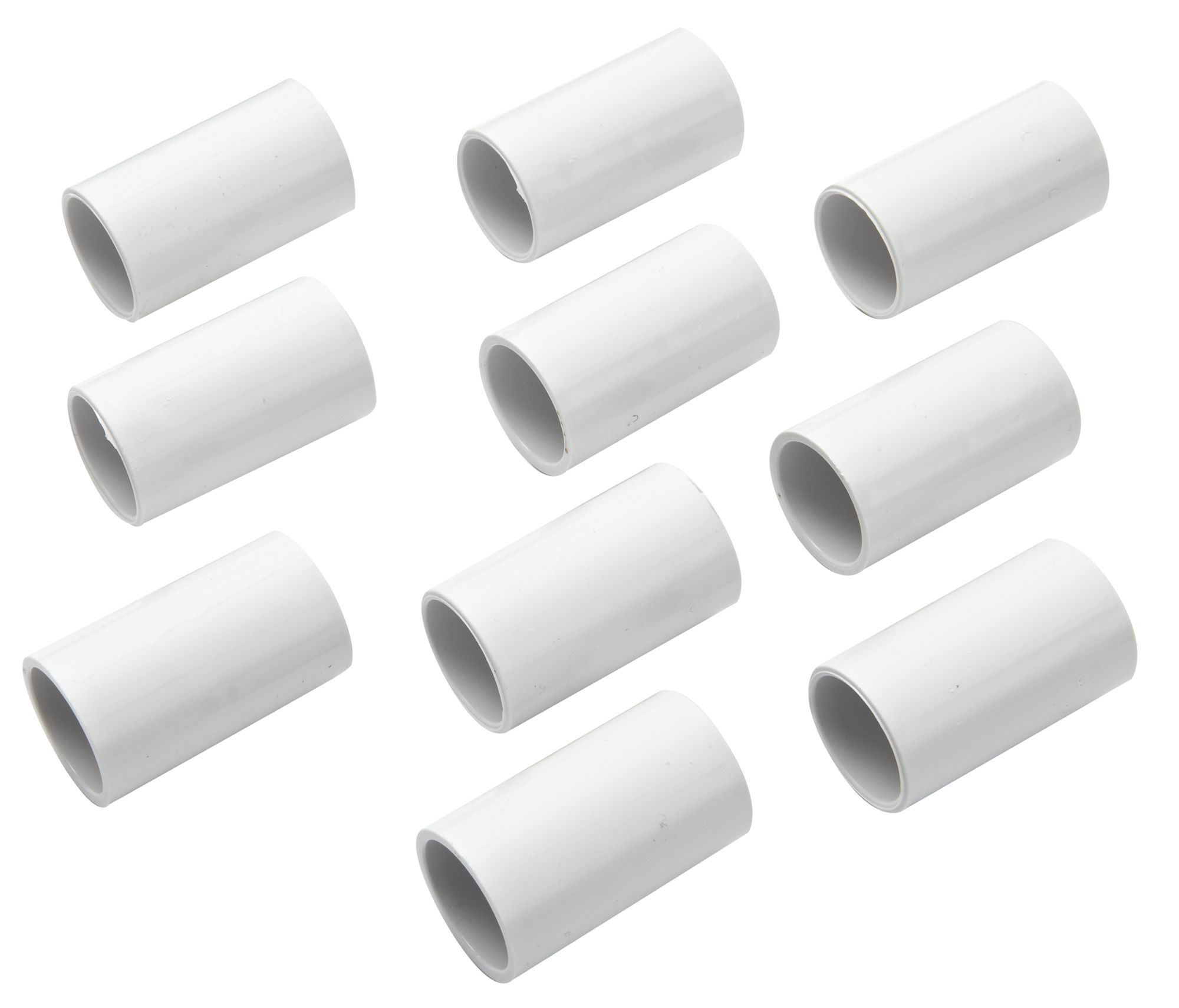 Mk White 20mm Trunking Coupler, Pack Of 10 Price Comparisons | Compare The Build