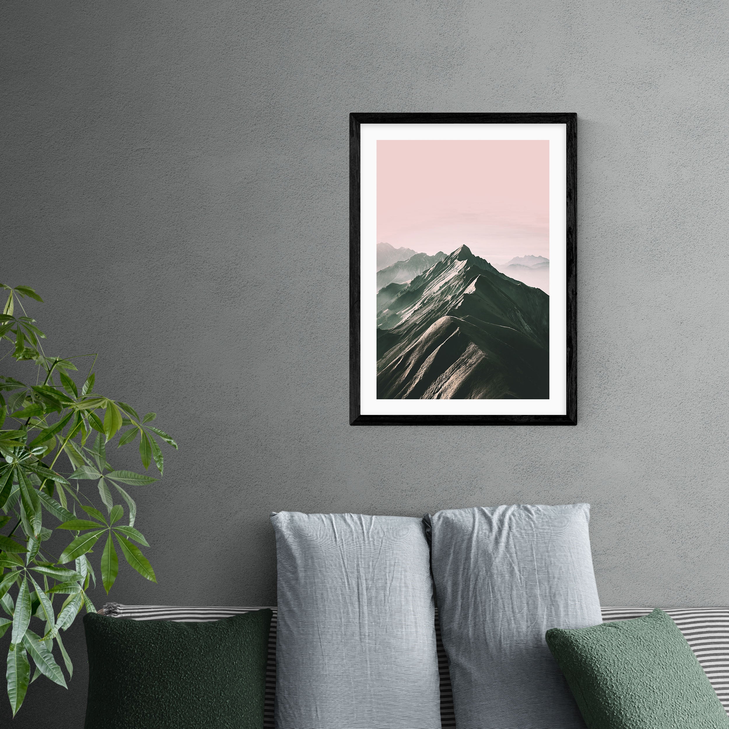 East End Prints Mountain Print Pink Price Comparisons | Compare The Build