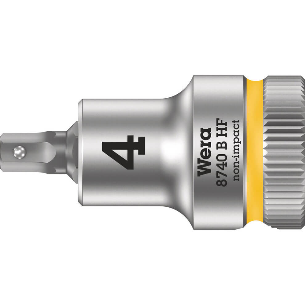 Wera 8740 B HF Zyklop 3/8" Drive Hexagon Socket Bit Metric 3/8" 4mm Price Comparisons | Compare The Build