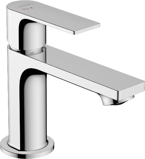 hansgrohe Rebris E 80 CoolStart EcoSmart+ Basin Mixer Tap with Pop-Up Waste - Chrome Price Comparisons | Compare The Build