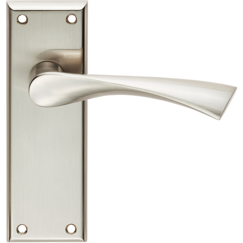 Serozzetta Venti Door Handles Latch Satin (Pair) in Nickel Price Comparisons | Compare The Build