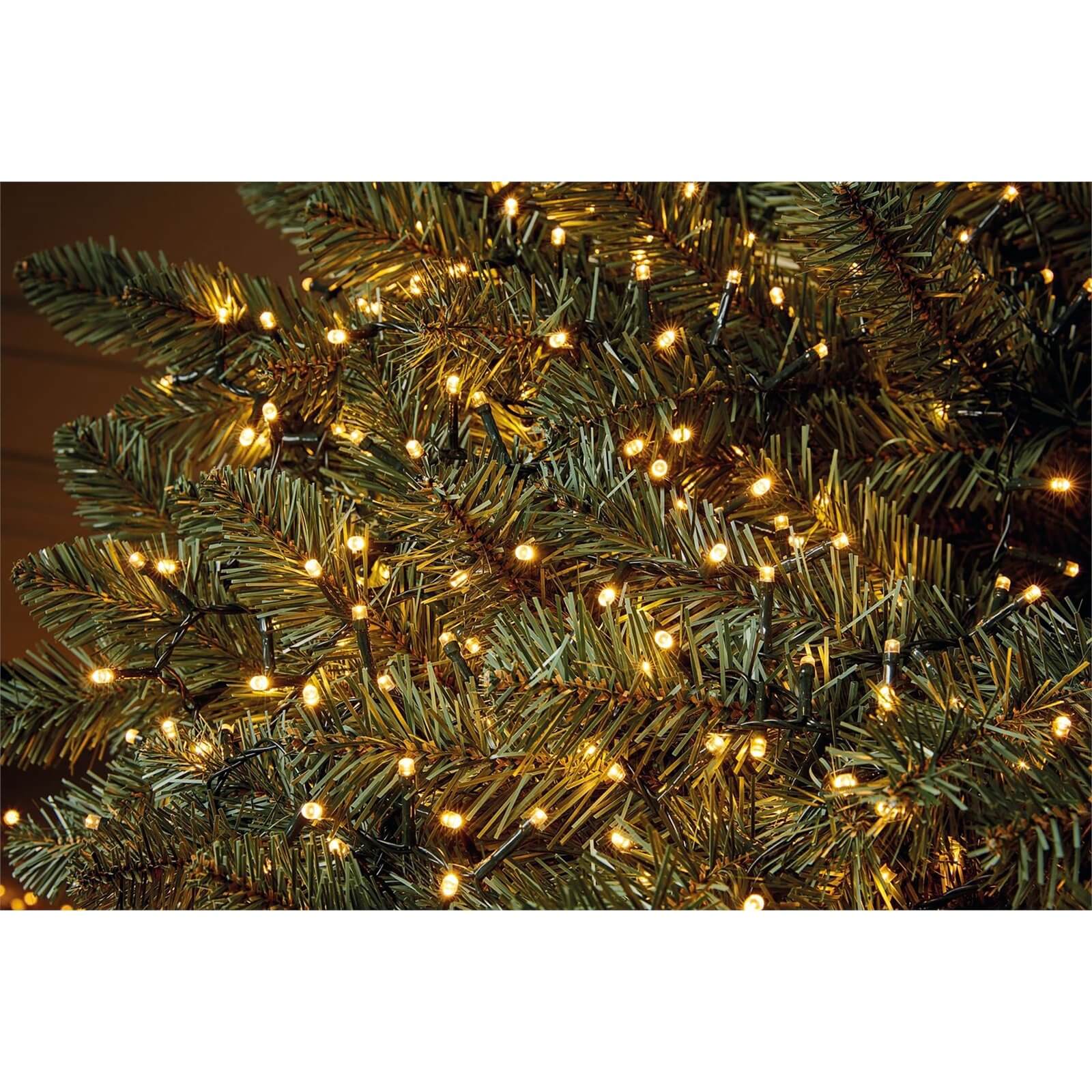 300 LED Timer String Christmas Tree Lights Warm White (Battery Operated) | Compare The Build