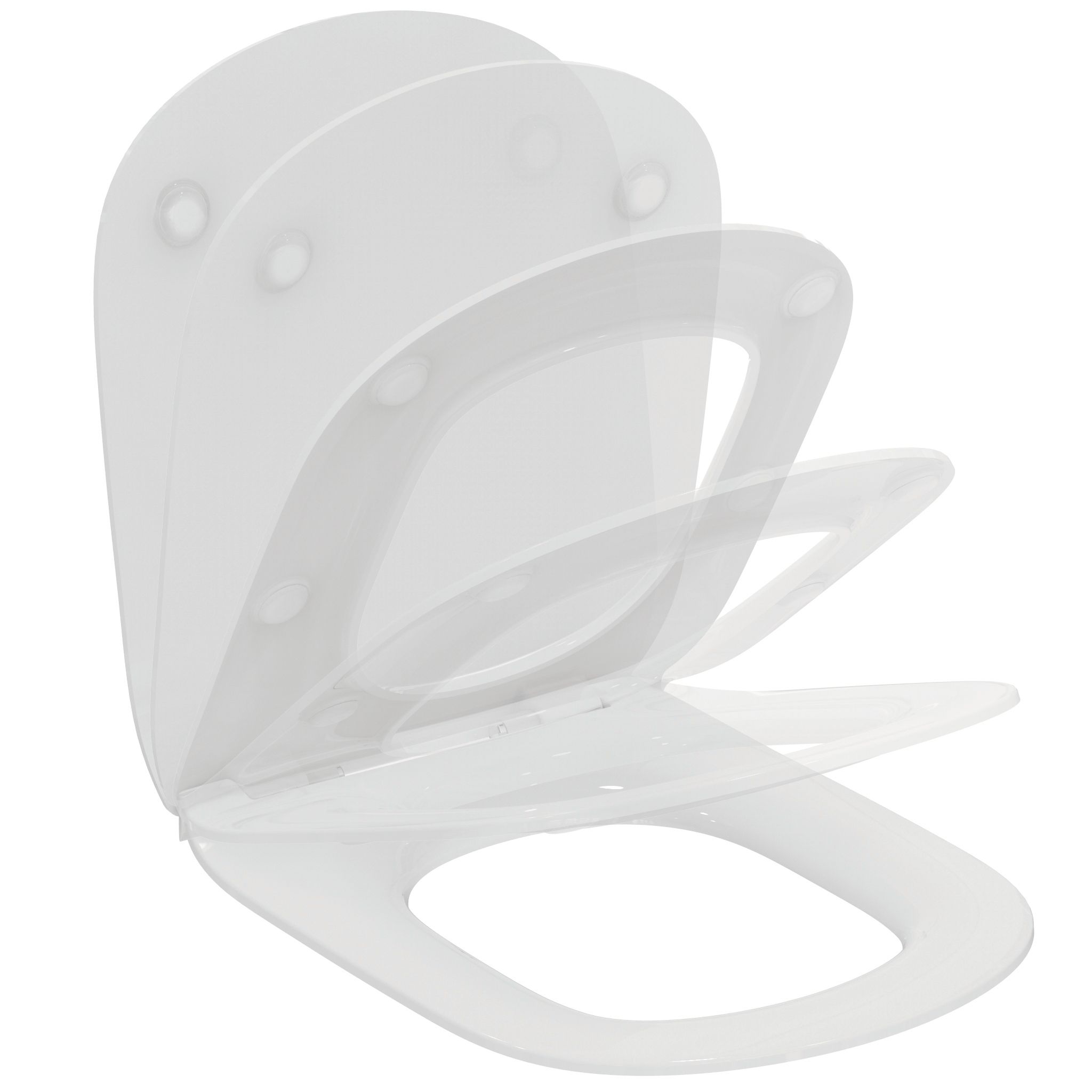 Ideal Standard Tesi White Top Fix Soft Close Toilet Seat | Compare The Build