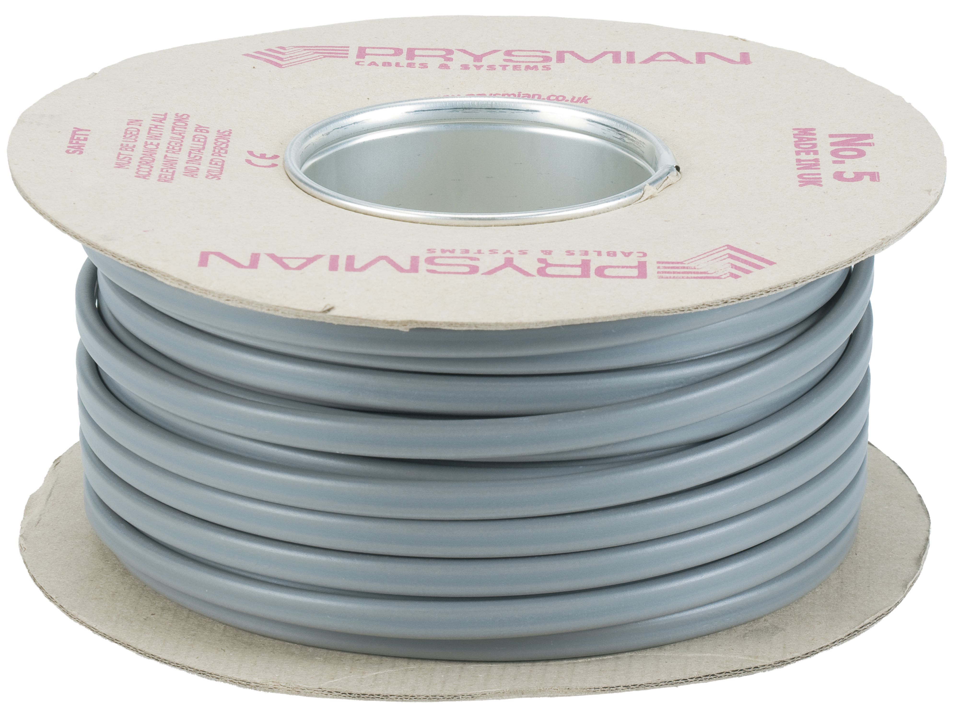 Prysmian 6242Y 2.5mm² Grey Twin & Earth Cable, 50M Price Comparisons | Compare The Build