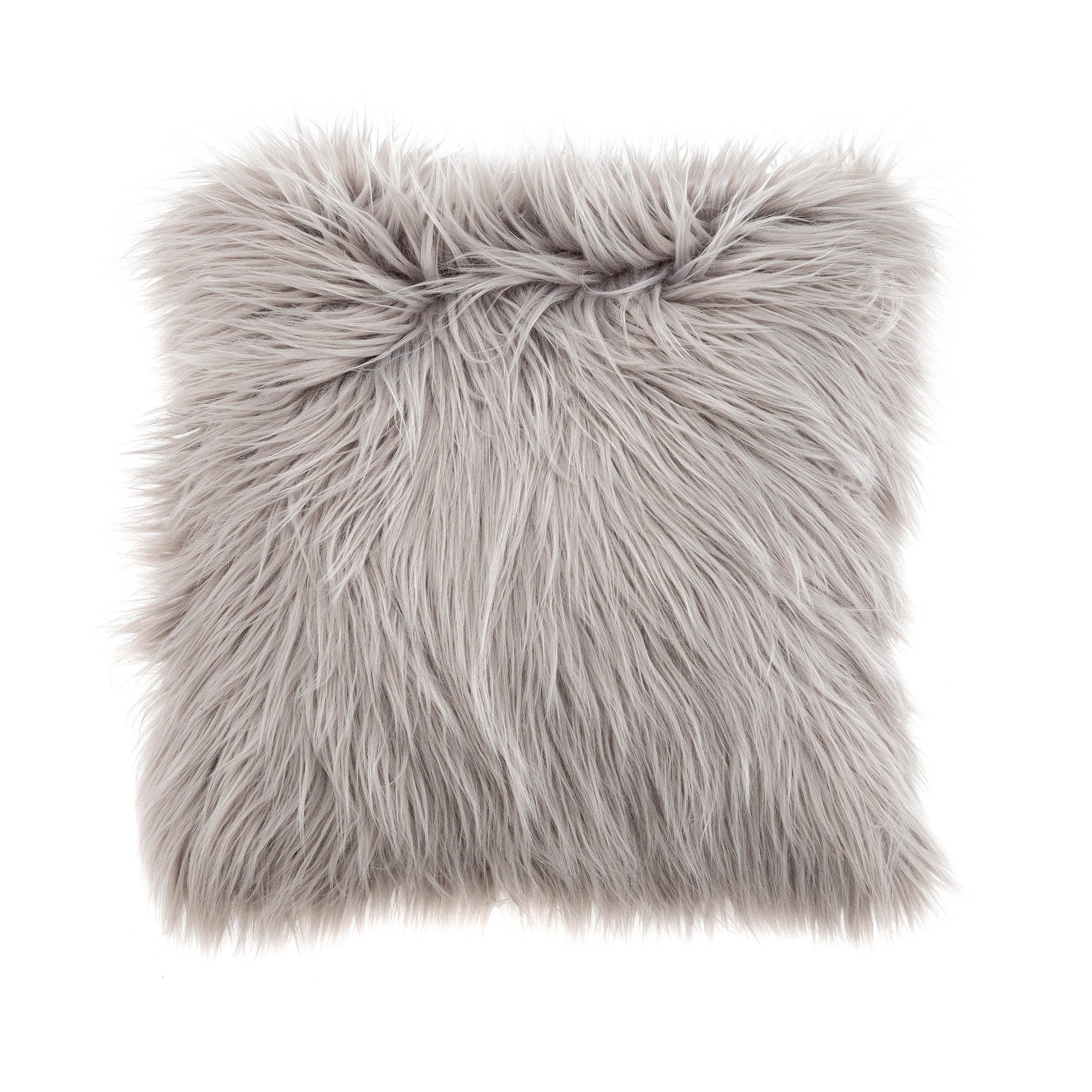 Faux Fur Grey Cushion Grey Price Comparisons | Compare The Build