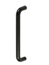 Black Finish D Pull Handle - Bolt Through RAL9005 300mm x 19mm Price Comparisons | Compare The Build