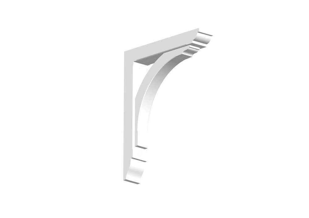 Gallows Bracket Exterior - 70mm x 400mm x 490mm White Price Comparisons | Compare The Build