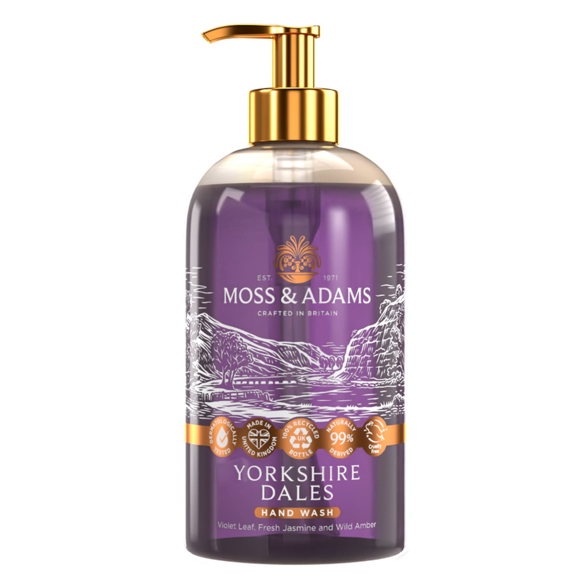 Moss & Adams Yorkshire Dales Hand Wash Purple | Compare The Build