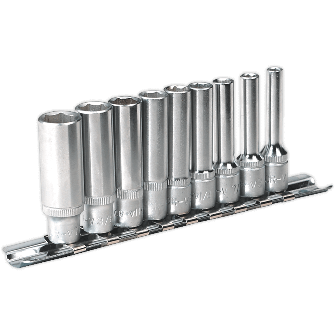 Sealey 9 Piece 1/4" Drive Deep Hexagon WallDrive Socket Set Imperial 1/4" Price Comparisons | Compare The Build