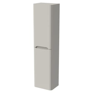 Wickes Malmo Light Grey Wall Hung J Pull Tower Unit - 1600 x 400mm | Compare The Build