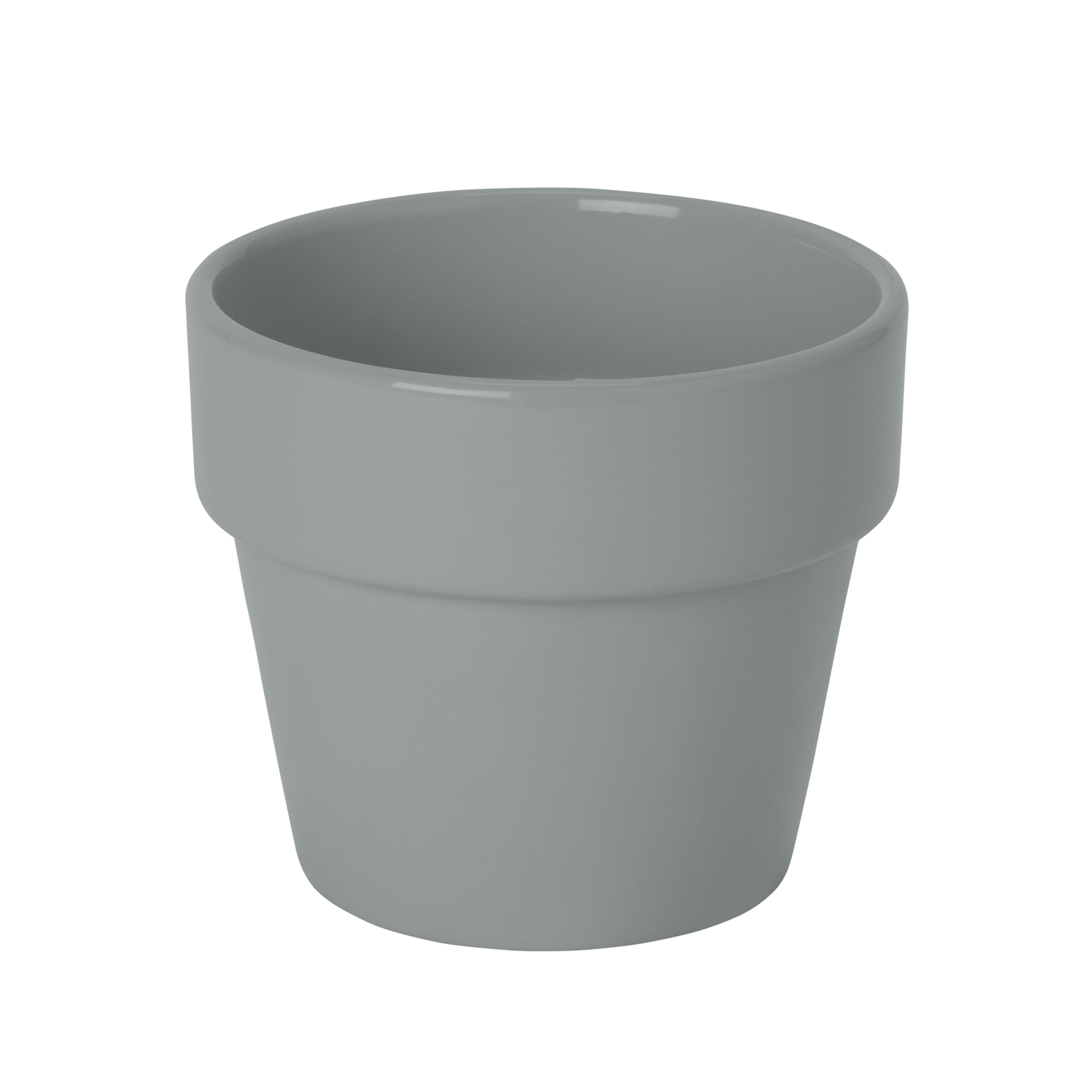 GoodHome Duck Egg Terracotta Circular Plant Pot (Dia)12.6Cm | Compare The Build