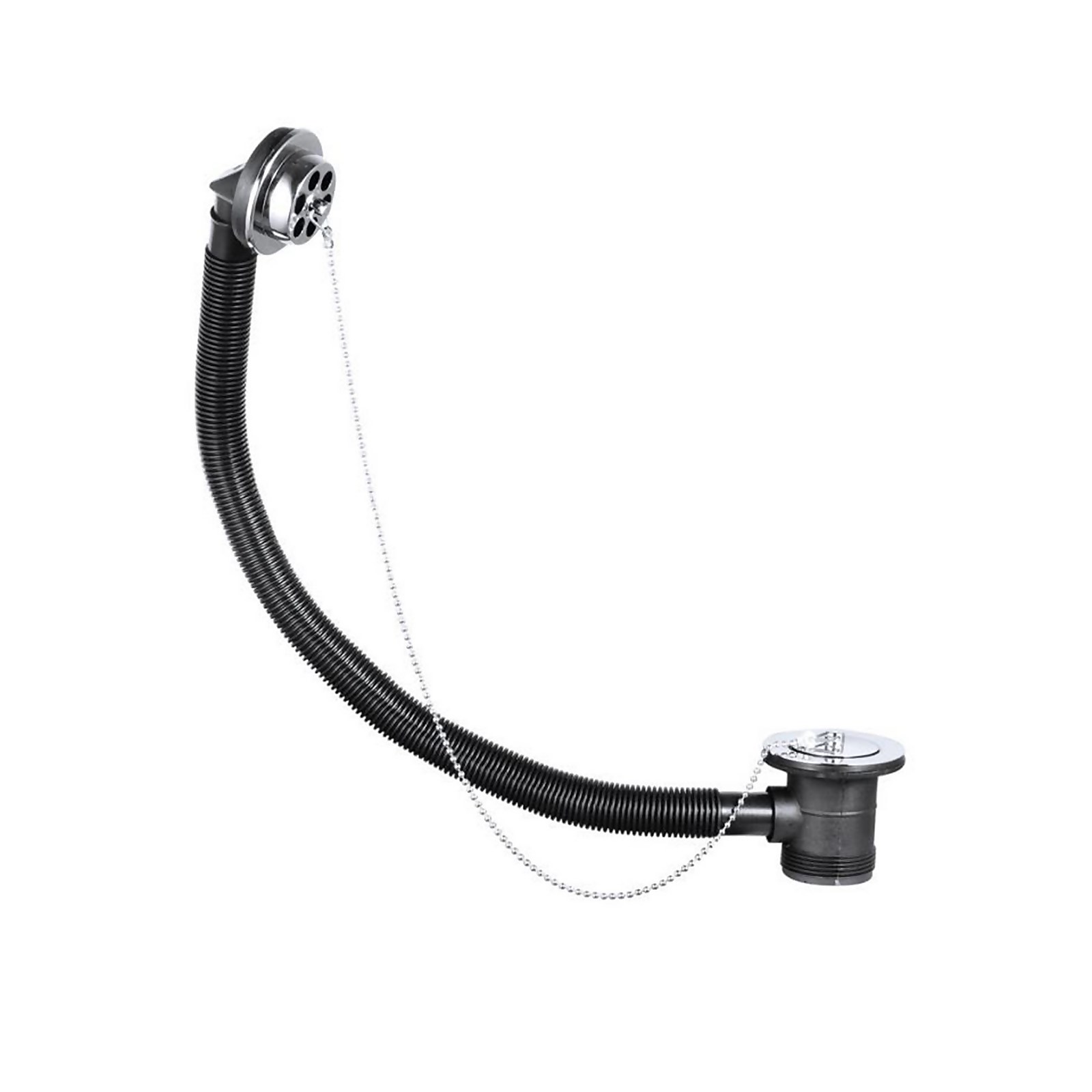 Traditional Bath Waste with Chain Plug - Chrome Price Comparisons | Compare The Build