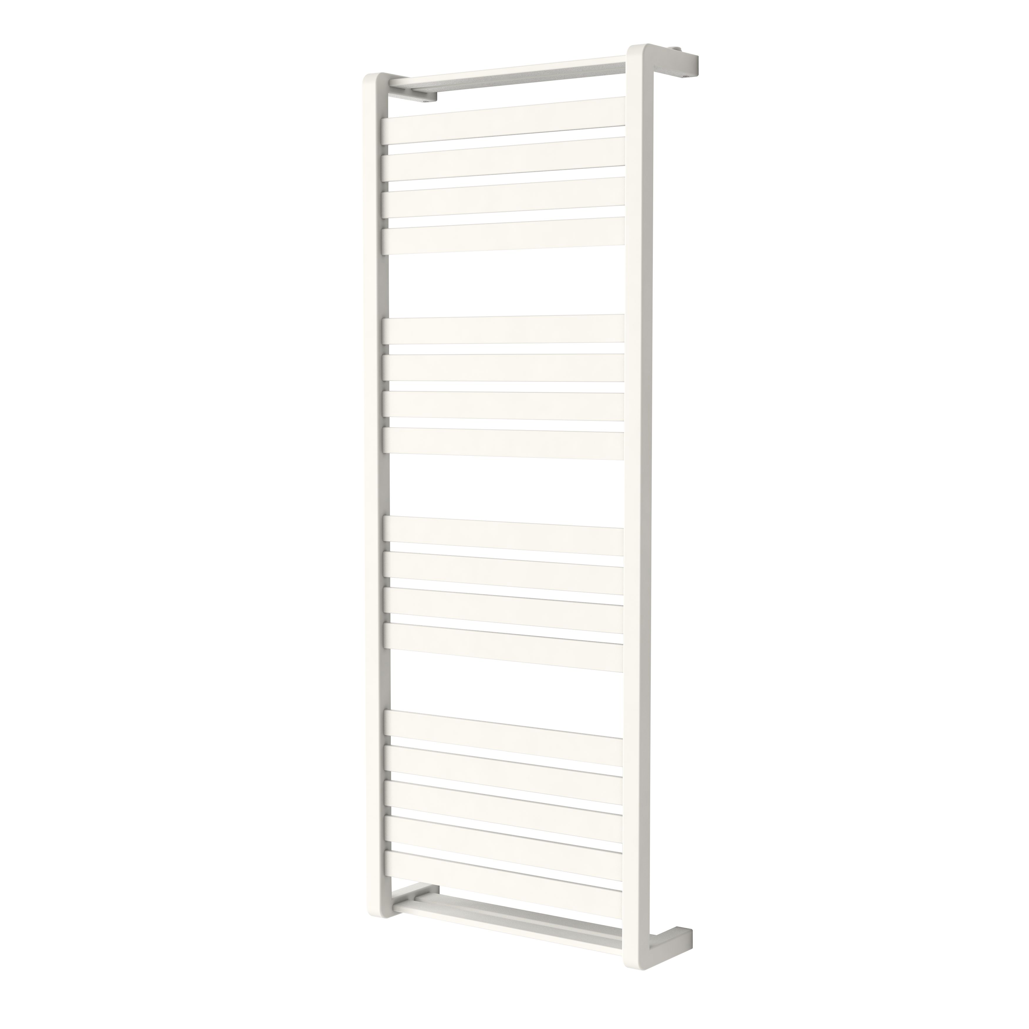 GoodHome Loreto White Flat Towel Warmer (W)500mm X (H)1300mm Price Comparisons | Compare The Build