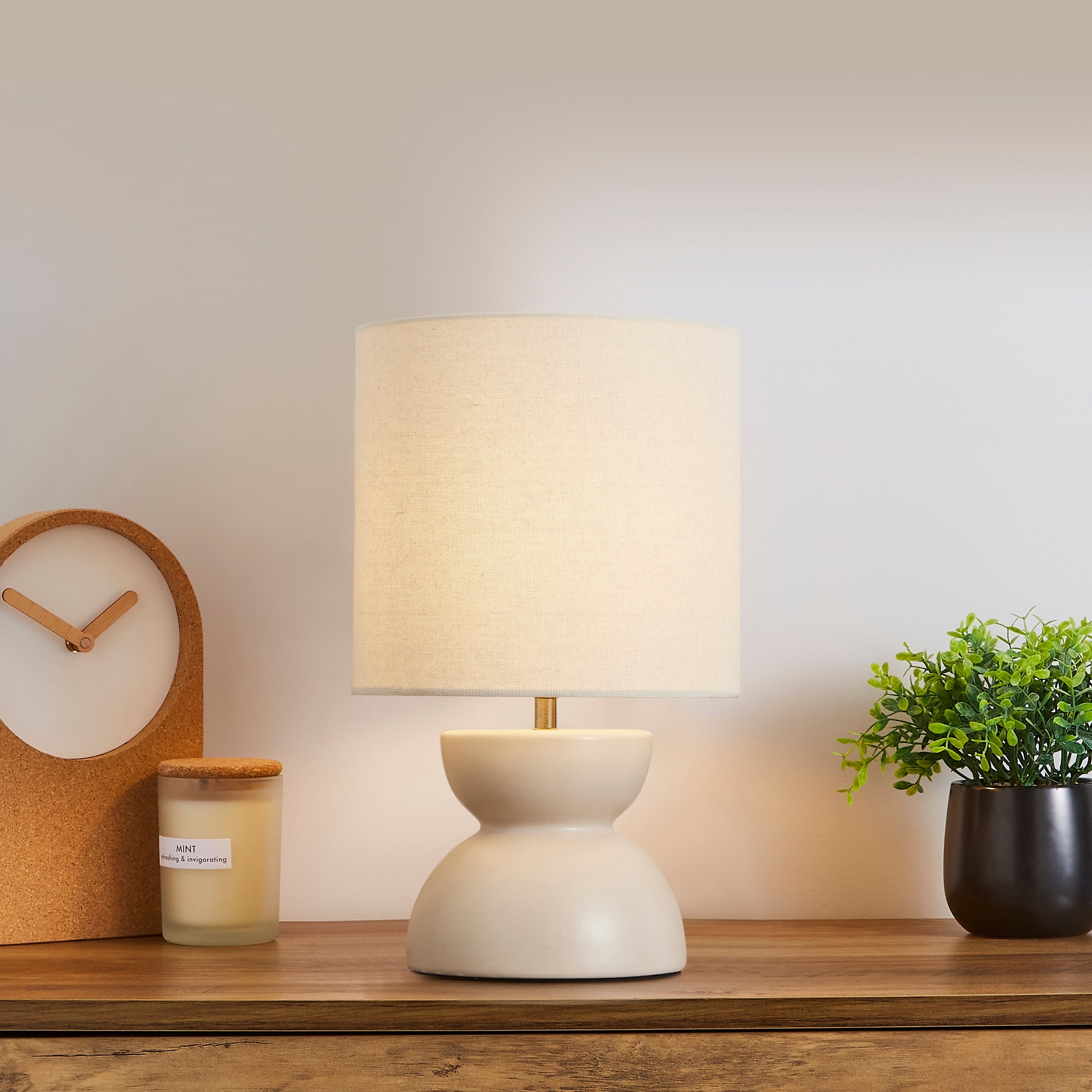 Quebec 37cm Table Lamp Natural | Compare The Build