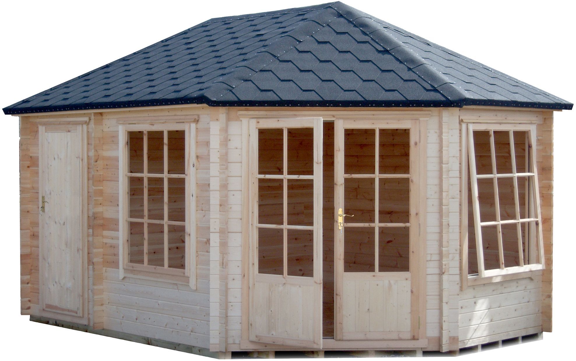 Shire Leygrove 14X10 Apex Tongue & Groove Wooden Cabin - Assembly Service Included Price Comparisons | Compare The Build