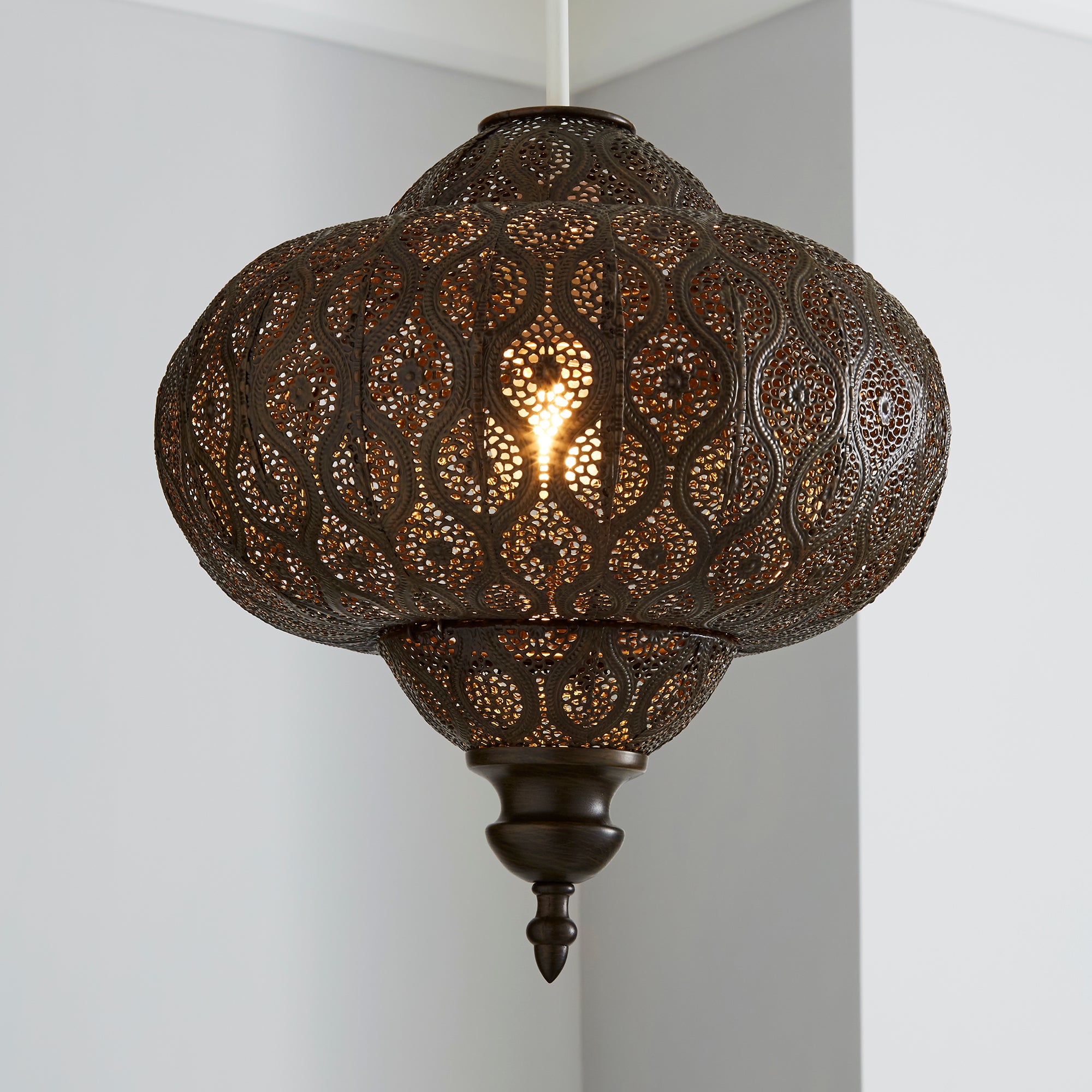 Lucena Bronze Easy Fit Pendant Brown Price Comparisons | Compare The Build