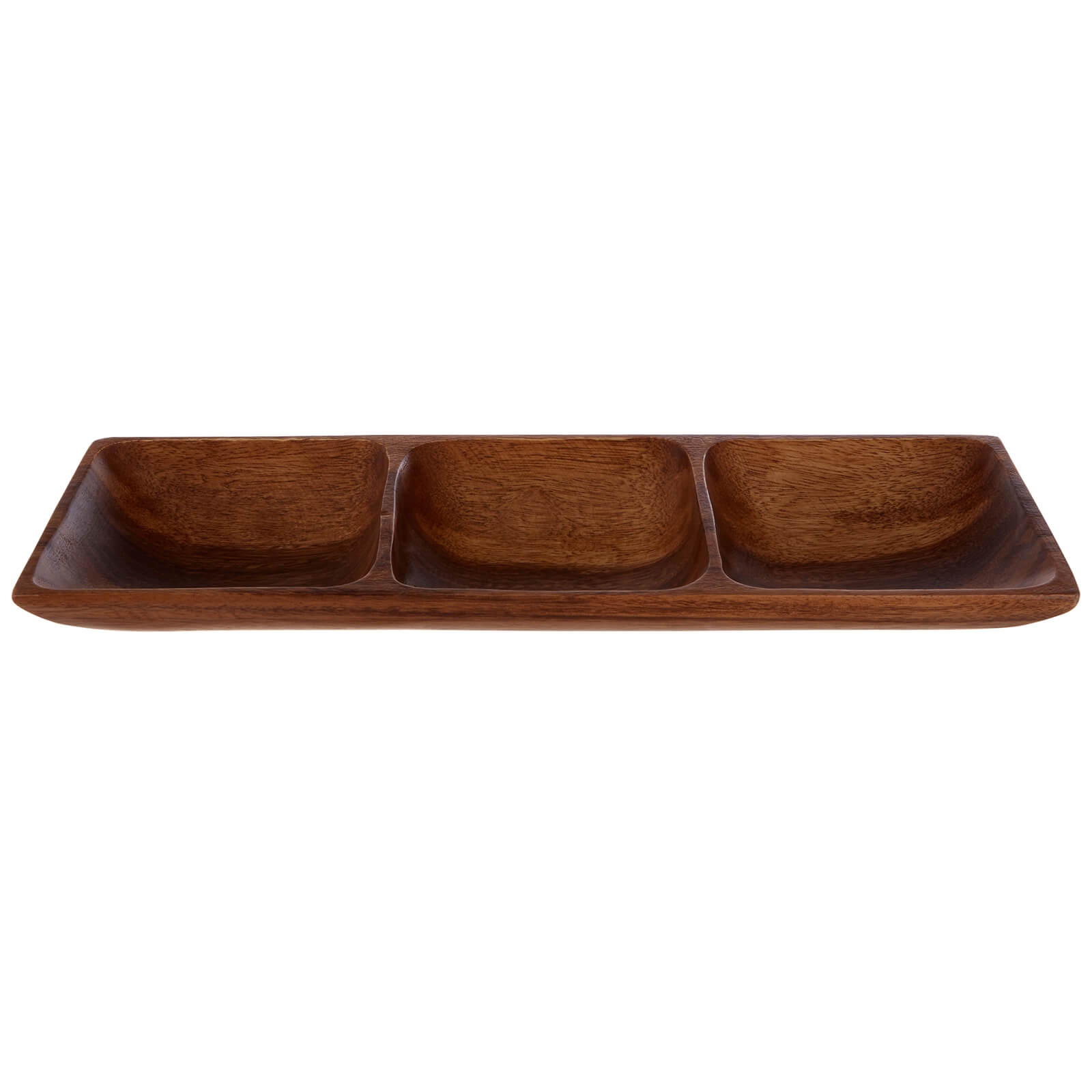 Kora 3 Section Rectangular Serving Dish | Compare The Build