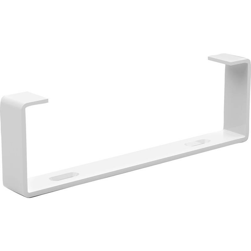 Verplas 204mm Flat Channel Clip in White Plastic Price Comparisons | Compare The Build