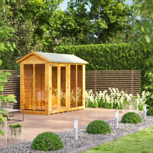 Power Sheds 8 x 4ft Apex Shiplap Dip Treated Summerhouse Price Comparisons | Compare The Build