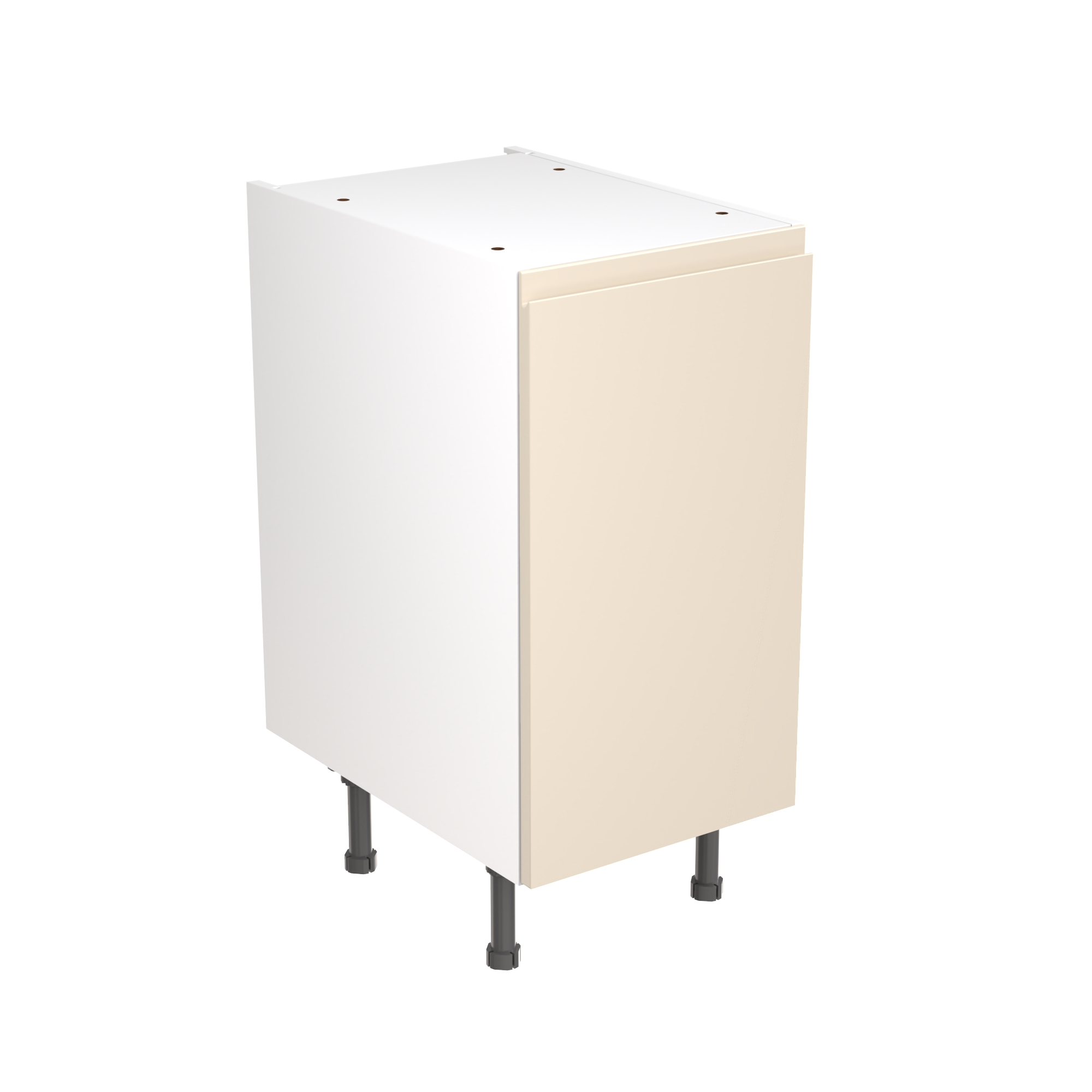 Flatpack Base Unit J-PULL Super Gloss Cashmere 400mm Price Comparisons | Compare The Build