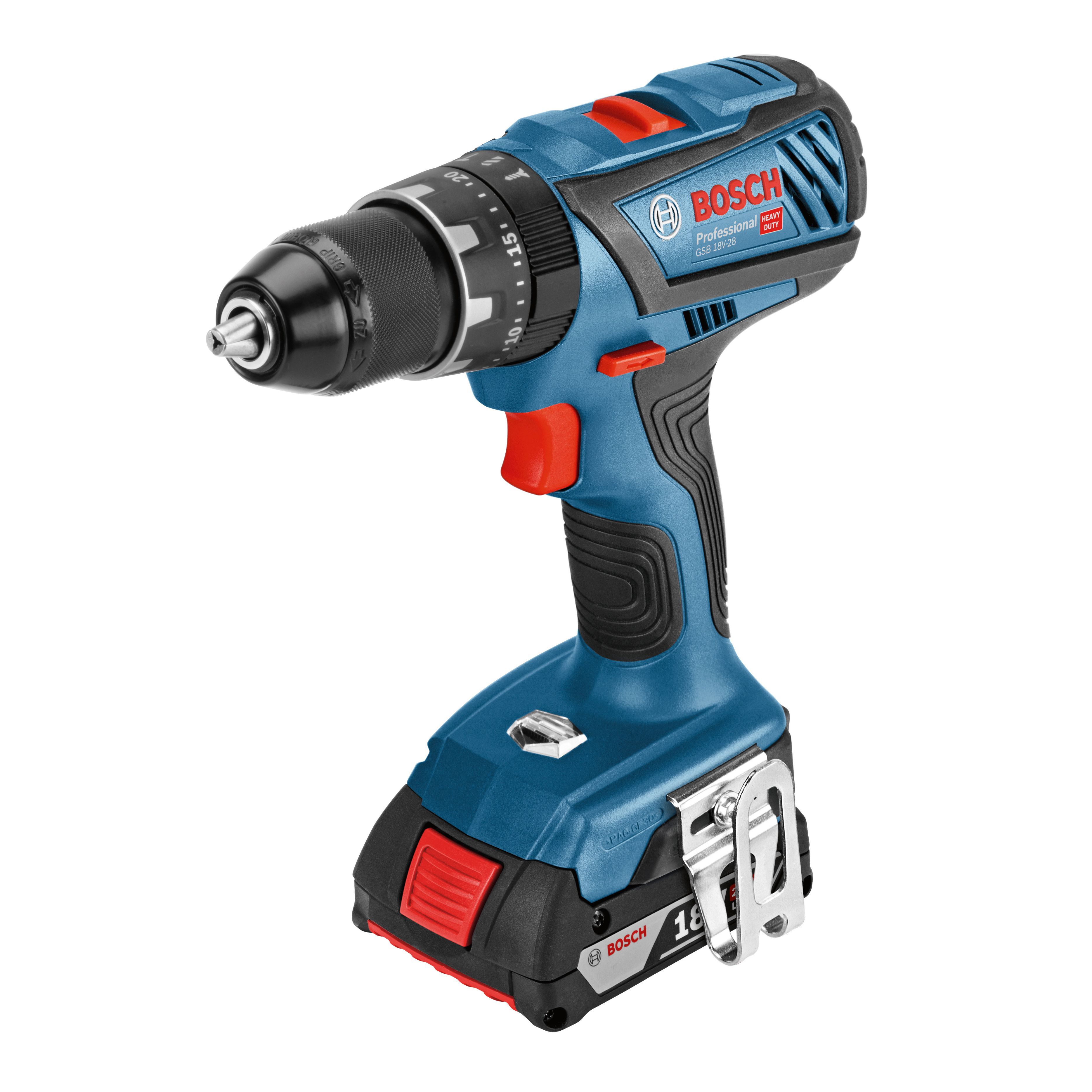 Bosch Professional 18V 5.0Ah Li-Ion Cordless Combi Drill Gsb 18V-28 - 2 Batteries Included Price Comparisons | Compare The Build