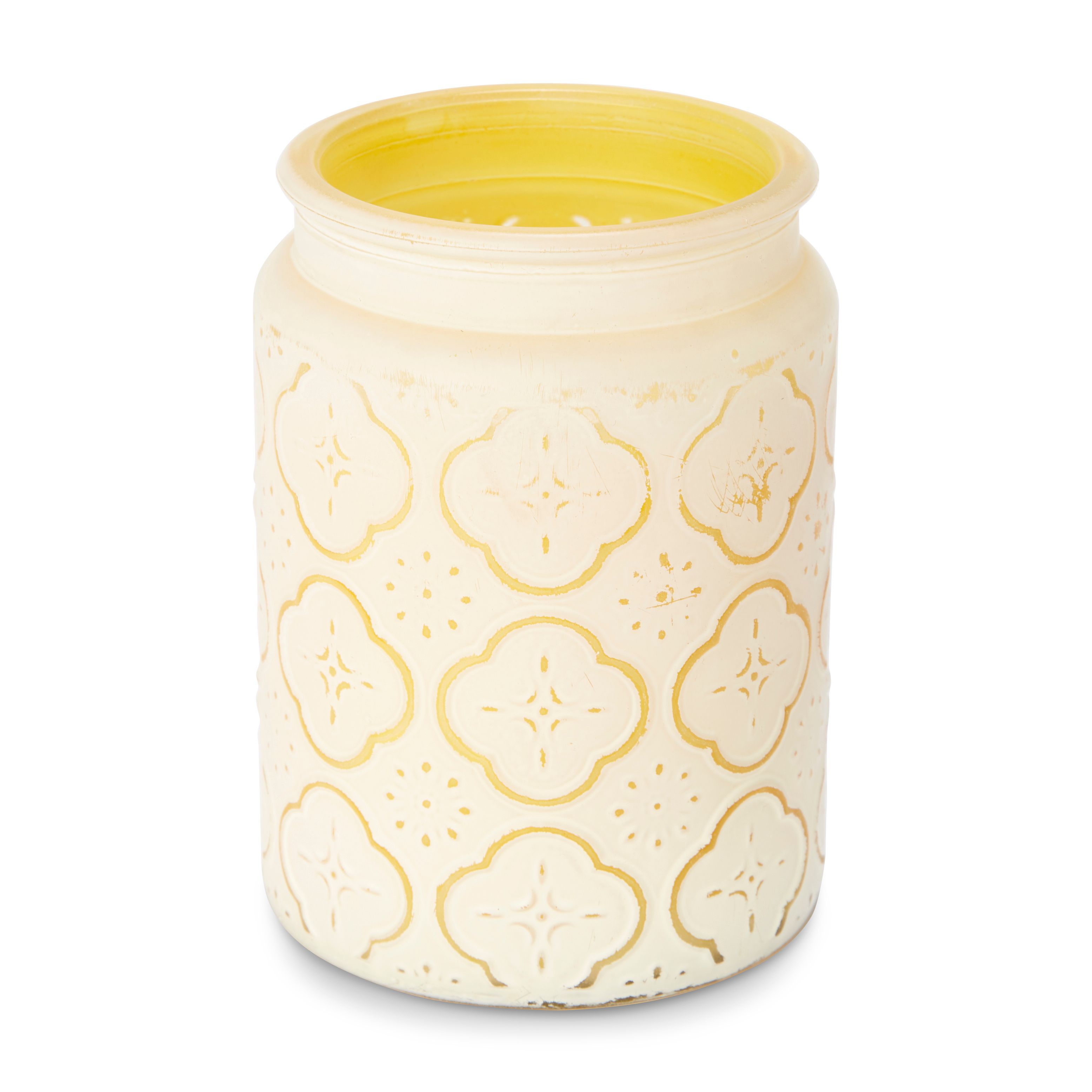 Beige Tropical Mango Jar Candle Price Comparisons | Compare The Build