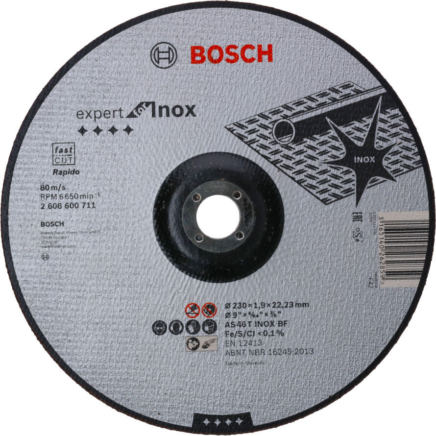 Bosch Expert Inox Thin Metal Steel Cutting Disc 230mm | Compare The Build