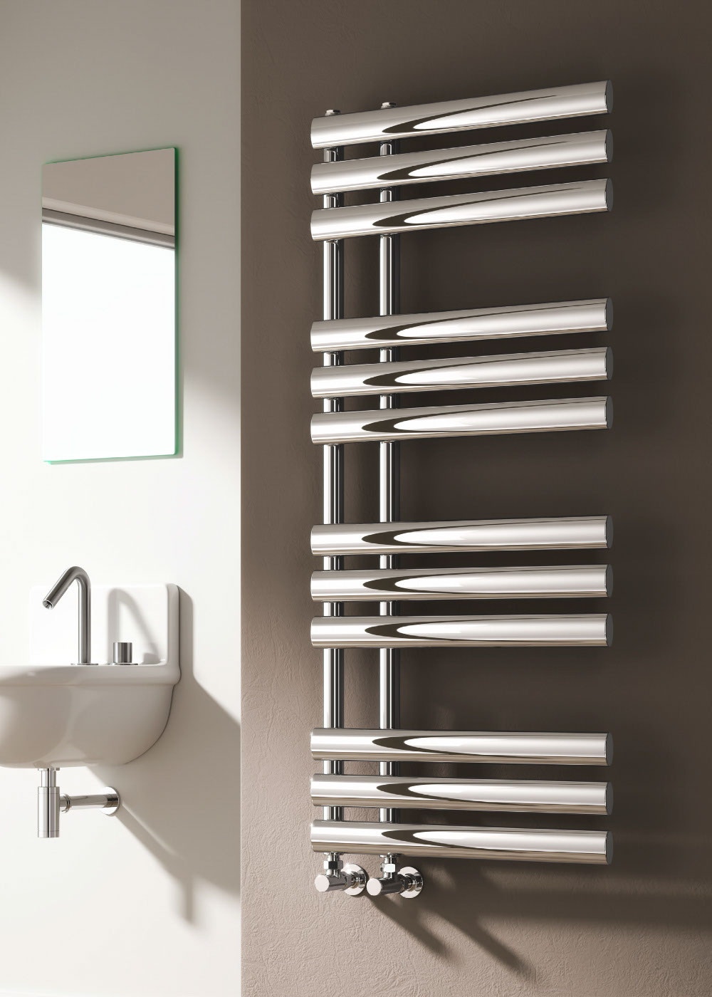 Reina Chisa Designer Rail, Chrome, 820x500mm Price Comparisons | Compare The Build