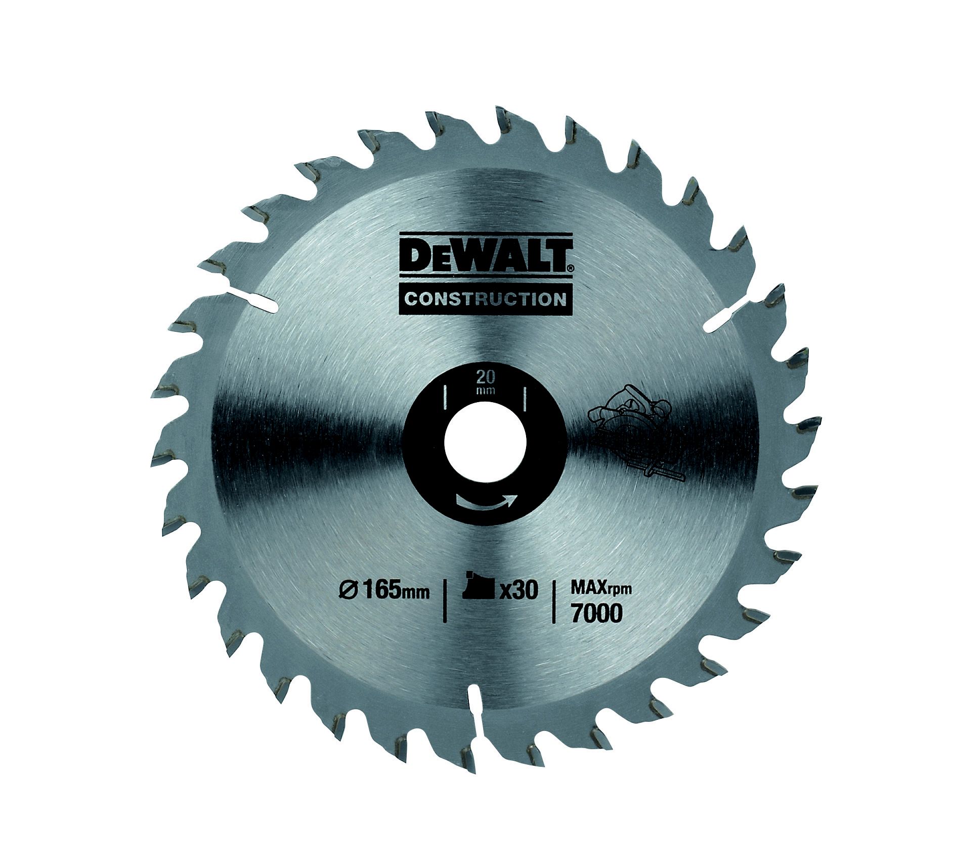 Dewalt 30T Circular Saw Blade (Dia)165mm Price Comparisons | Compare The Build