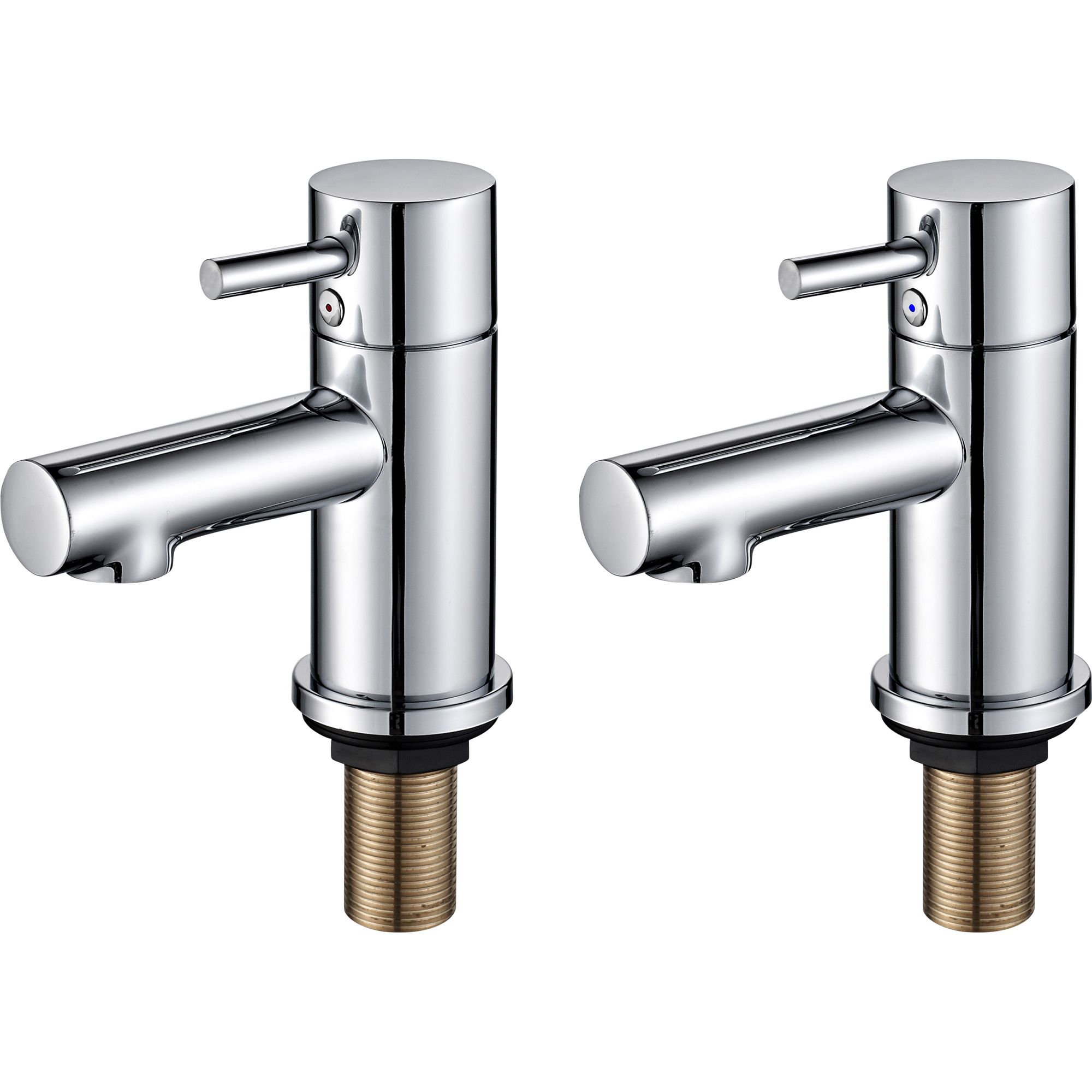 GoodHome Lazu Bath Pillar Tap, Pack Of 2 | Compare The Build