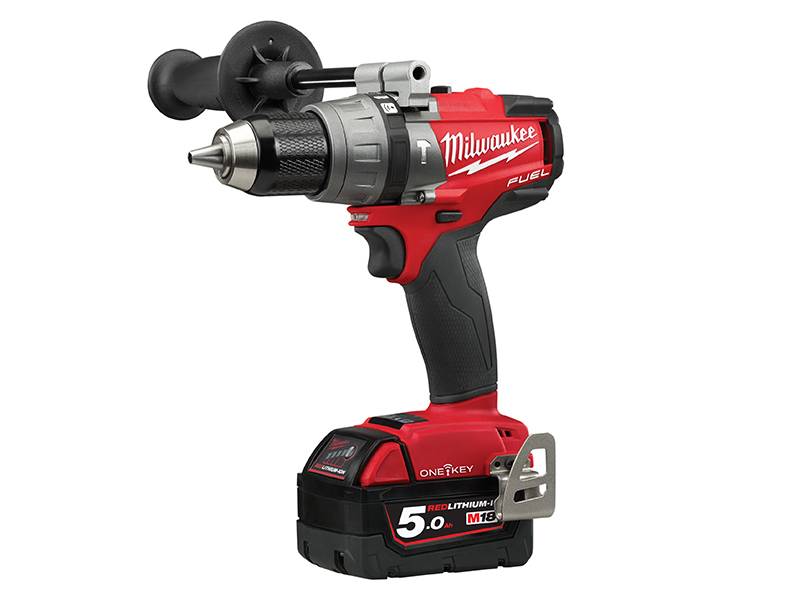 Milwaukee Power Tools MILM18OPD25K M18 ONEPD2 FUEL™ ONE-KEY™ Combi Drill 18V 2 x 5.0Ah Li-ion | Compare The Build