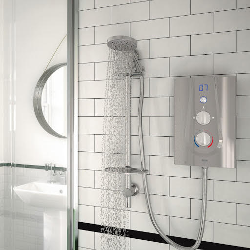 Bristan Joy 8.5kW Electric Shower - Metallic Silver JOYT385 MS Price Comparisons | Compare The Build