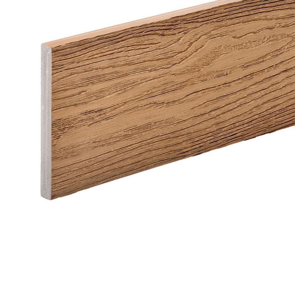 Premium Woodgrain Effect Fascia Board Capstock PVC-ASA 3600mm x 140mm x 15mm - Chestnut Price Comparisons | Compare The Build