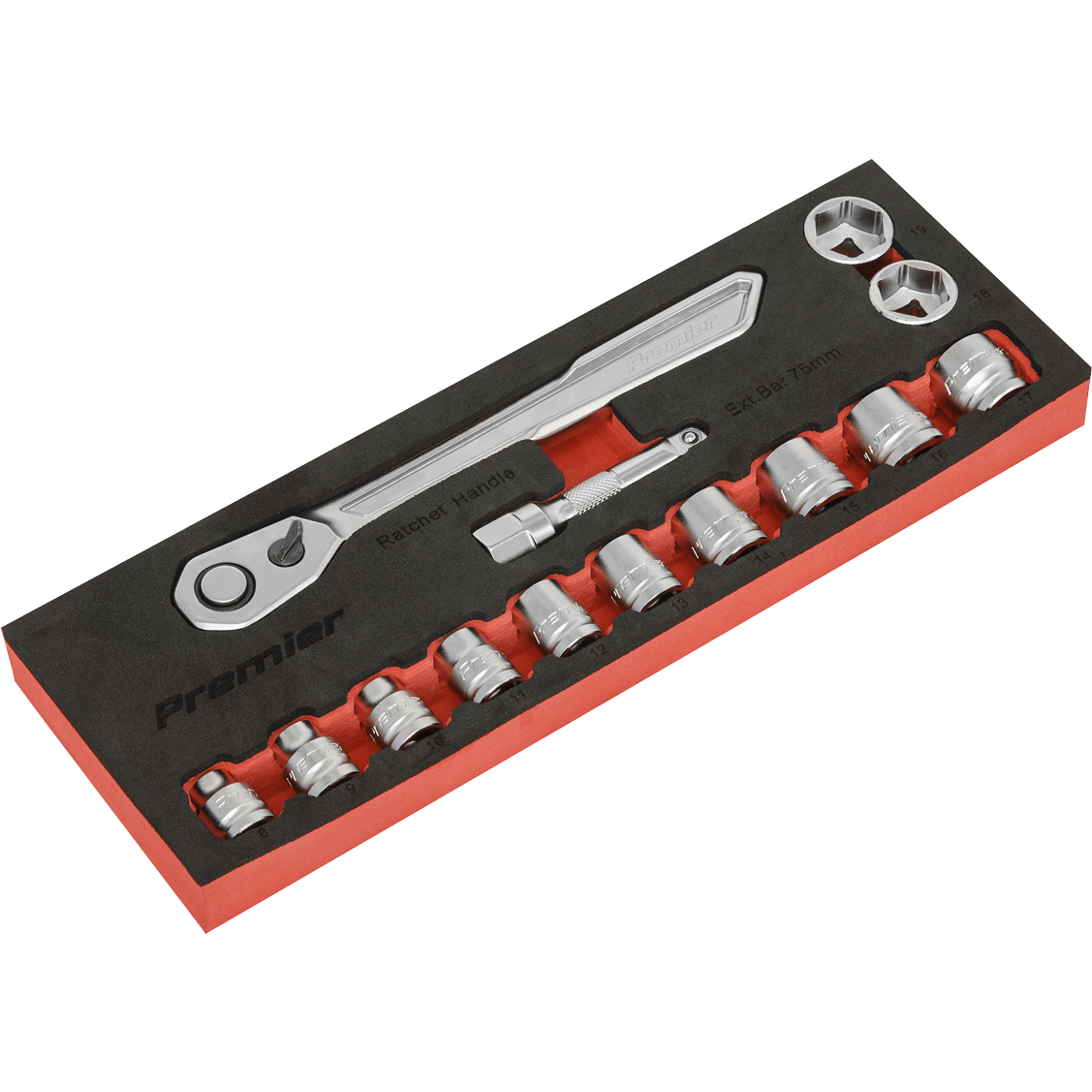 Sealey 14 Piece 3/8" Drive Low Profile Socket Set 3/8" Price Comparisons | Compare The Build