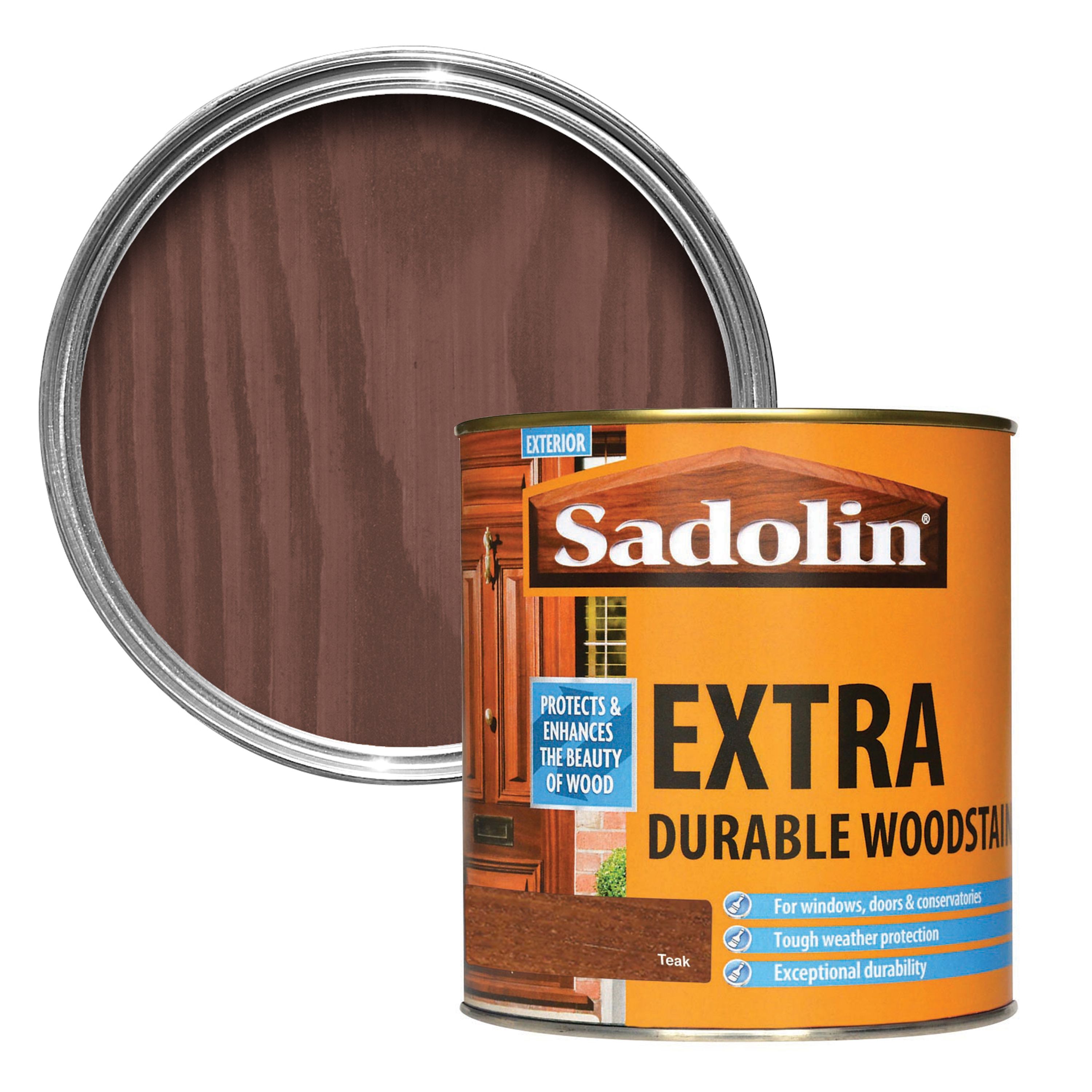 Sadolin Teak Conservatories, Doors & Windows Wood Stain, 1L Price Comparisons | Compare The Build