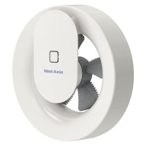 Vent-Axia Svara White Lo Carbon Bathroom Fan with Bluetooth Control - 100mm | Compare The Build