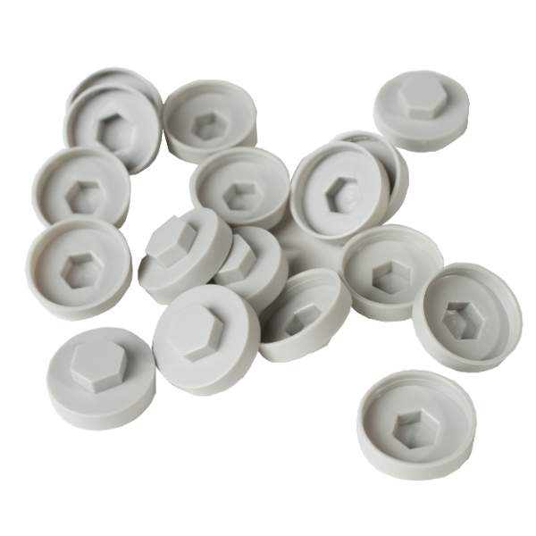 Cladco HC19 19mm Goosewing Grey Colour Caps - Pack of 100 CLADCO/HC19/CAP/GG | Compare The Build