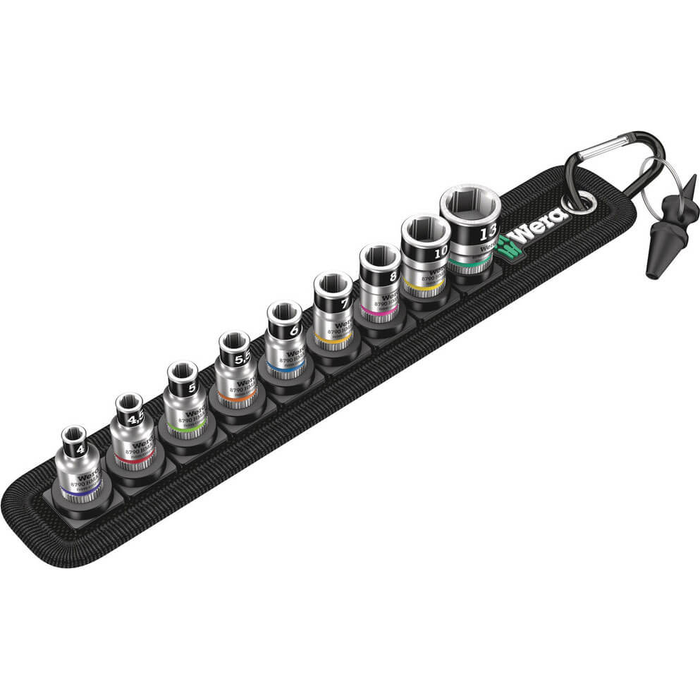 Wera 8790 HMA 9 Piece 1/4 Drive Zyklop Bolt Holding Socket Set 1/4" Price Comparisons | Compare The Build