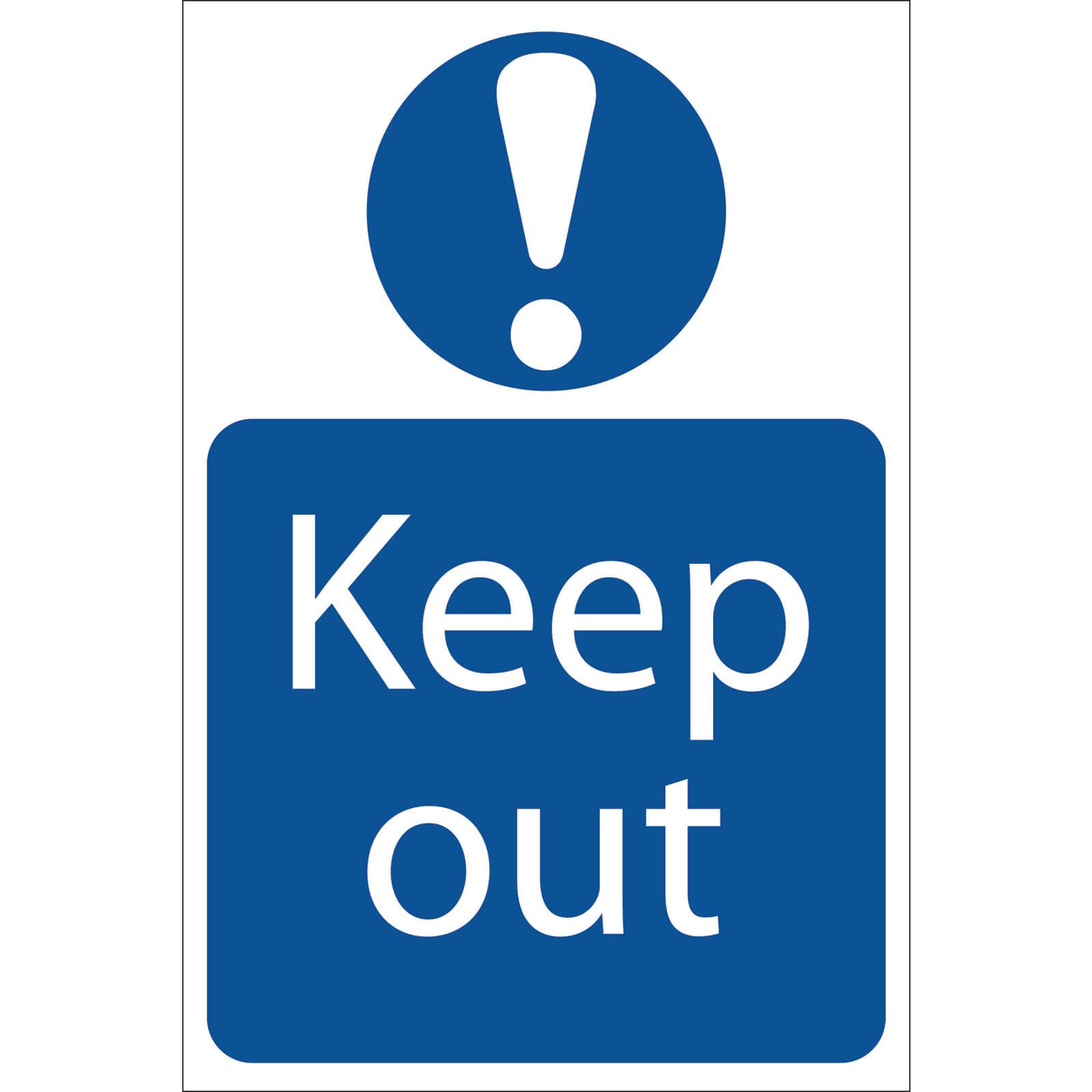 Draper Keep Out Sign 400mm 600mm Standard Price Comparisons | Compare The Build