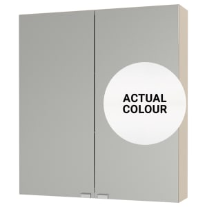 Duarti By Calypso Beaufort 600mm Slimline Mirrored 2 Door Wall Hung Unit - White Varnish Price Comparisons | Compare The Build