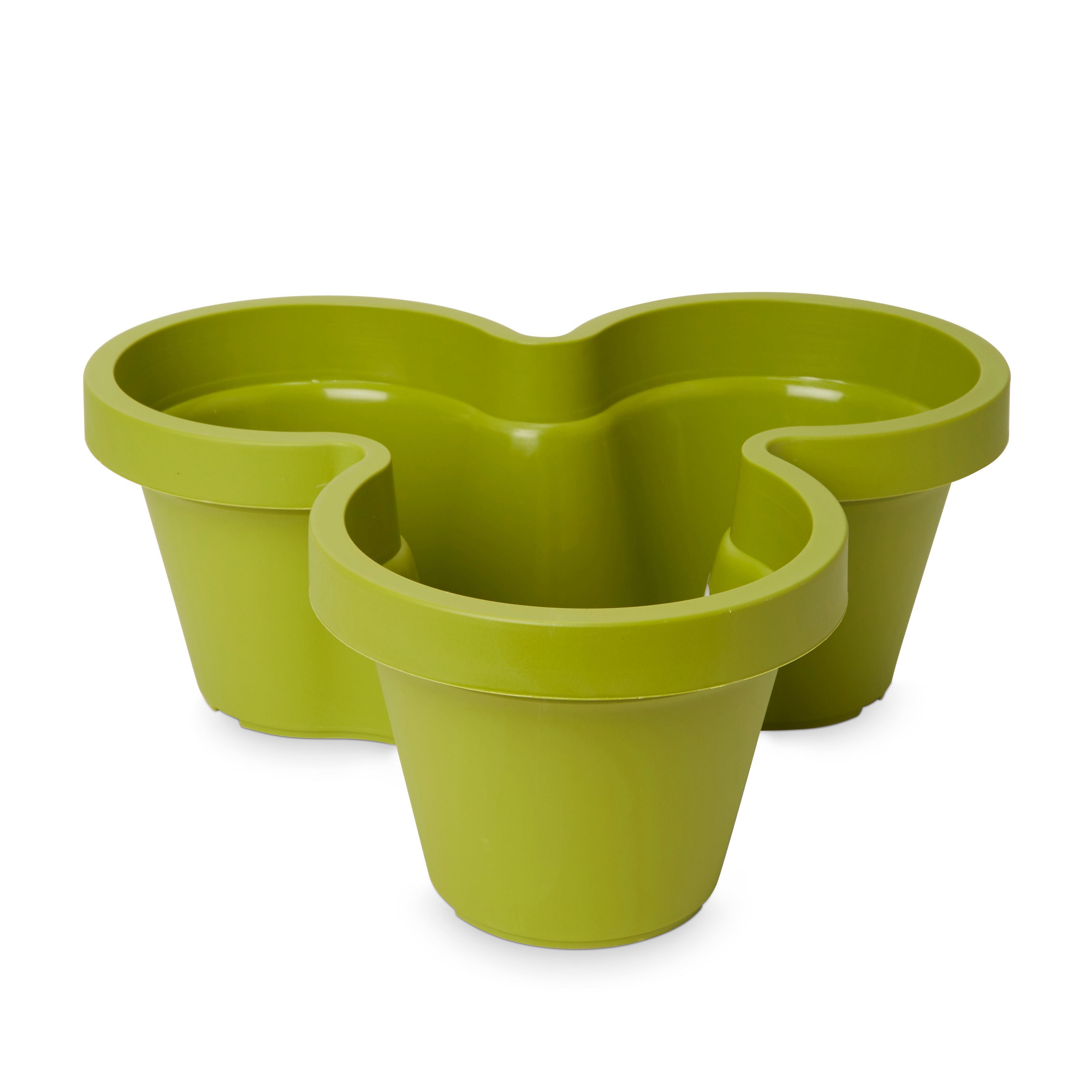 Blooma Nurgul Green Plastic Trio Tripartite Plant Pot (Dia)46Cm Price Comparisons | Compare The Build