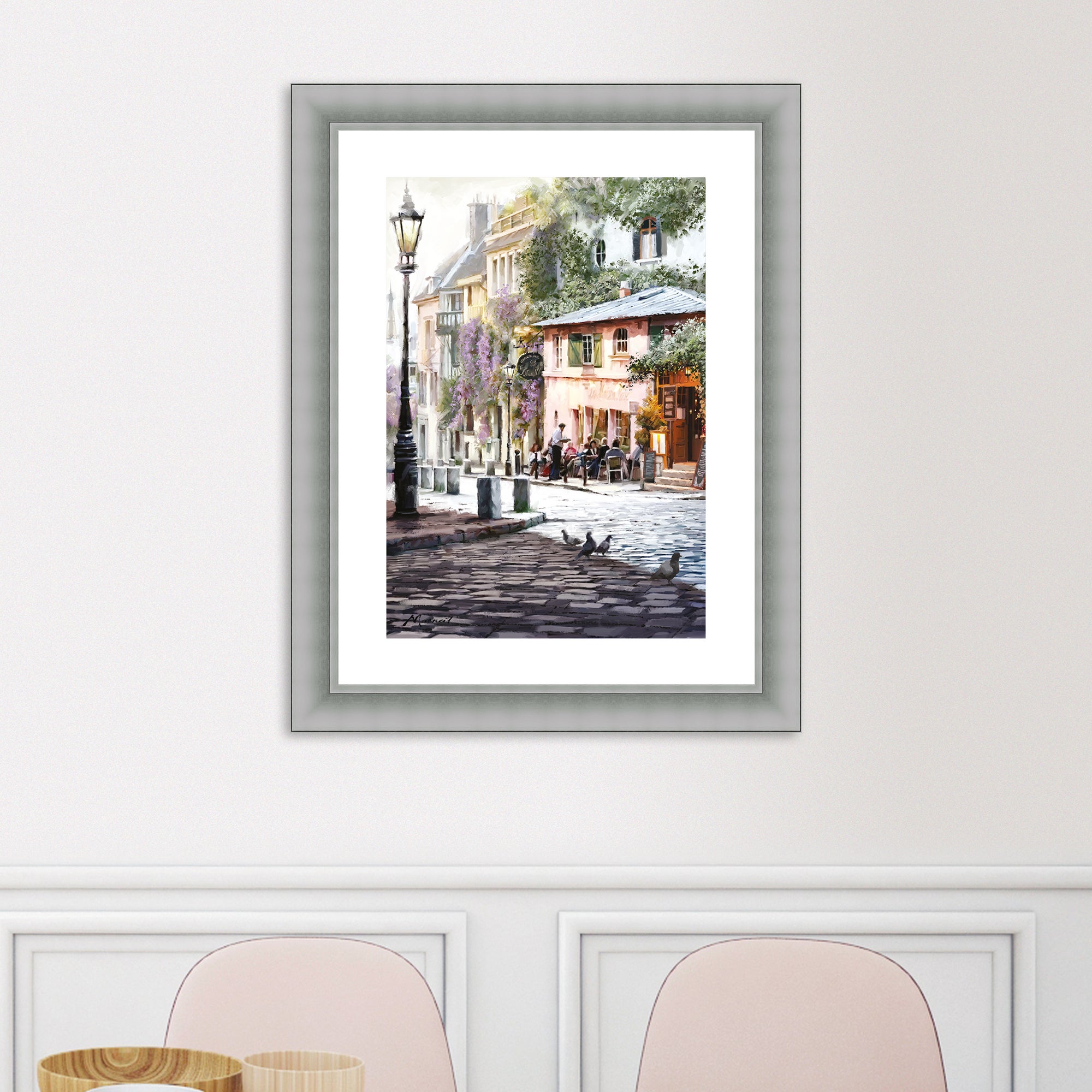 The Art Group Sunshine Café Framed Print MultiColoured Price Comparisons | Compare The Build