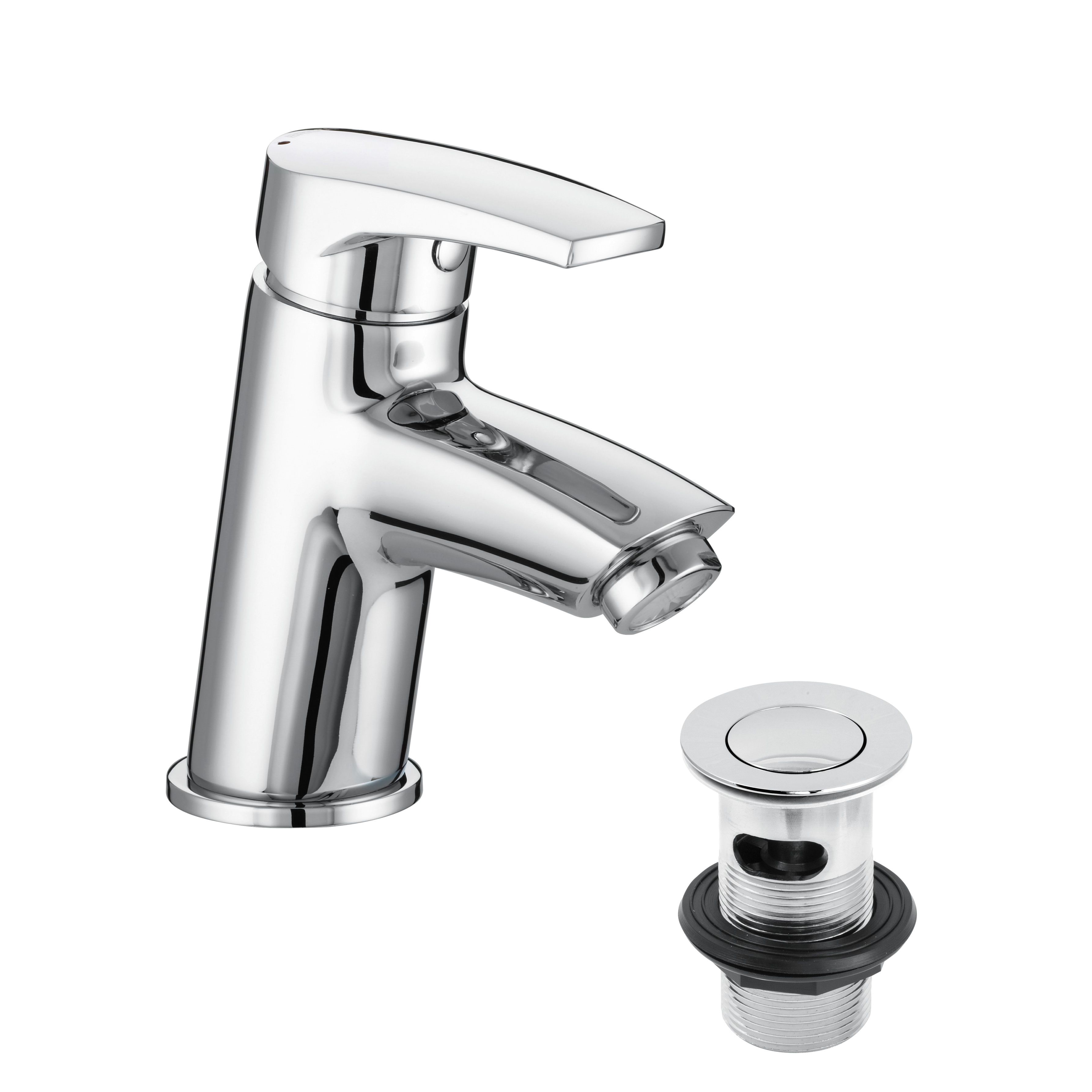 Bristan Divine 1 Lever Chrome Effect Contemporary Basin Mono Mixer Tap Price Comparisons | Compare The Build