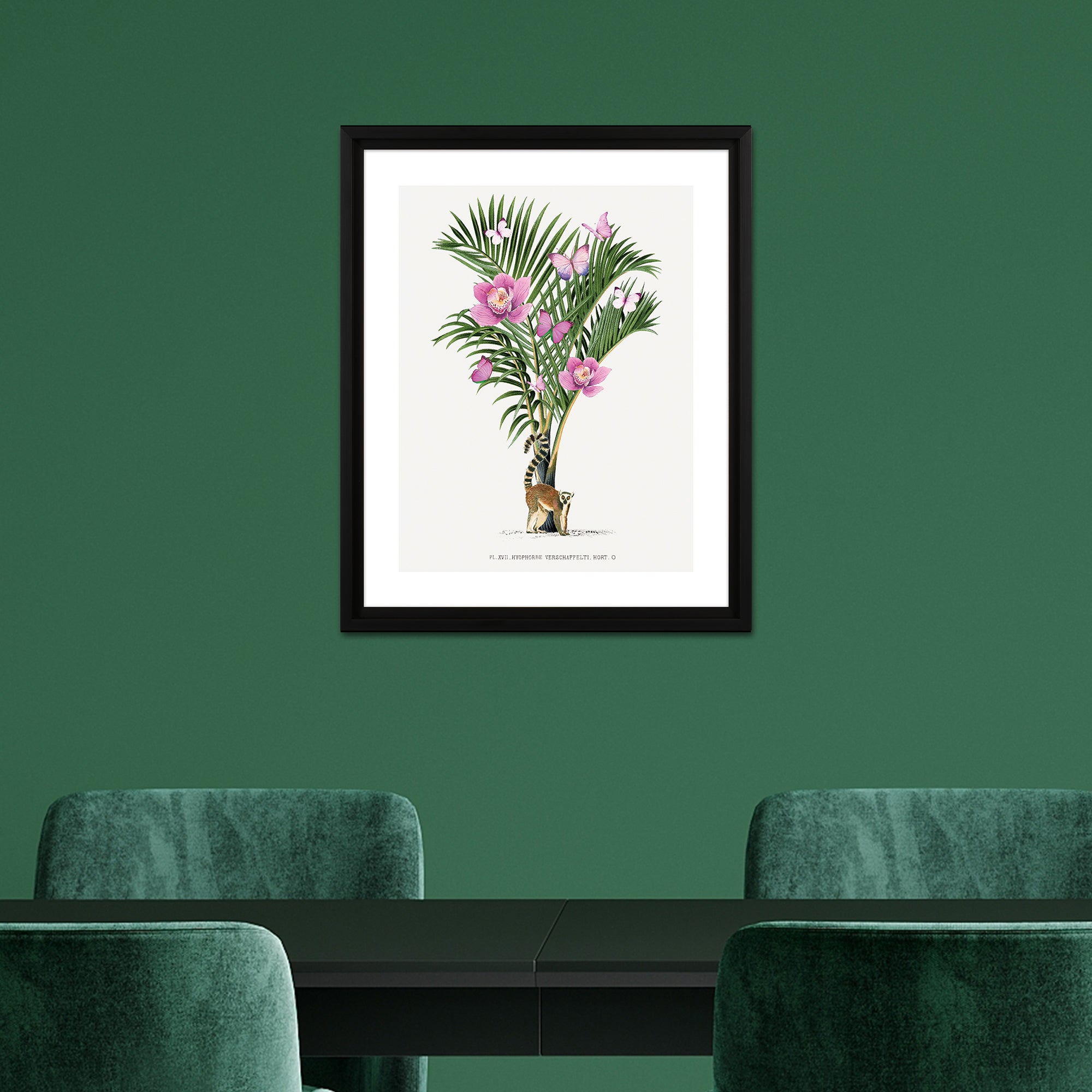 The Art Group Lemur Palm Framed Print Green | Compare The Build